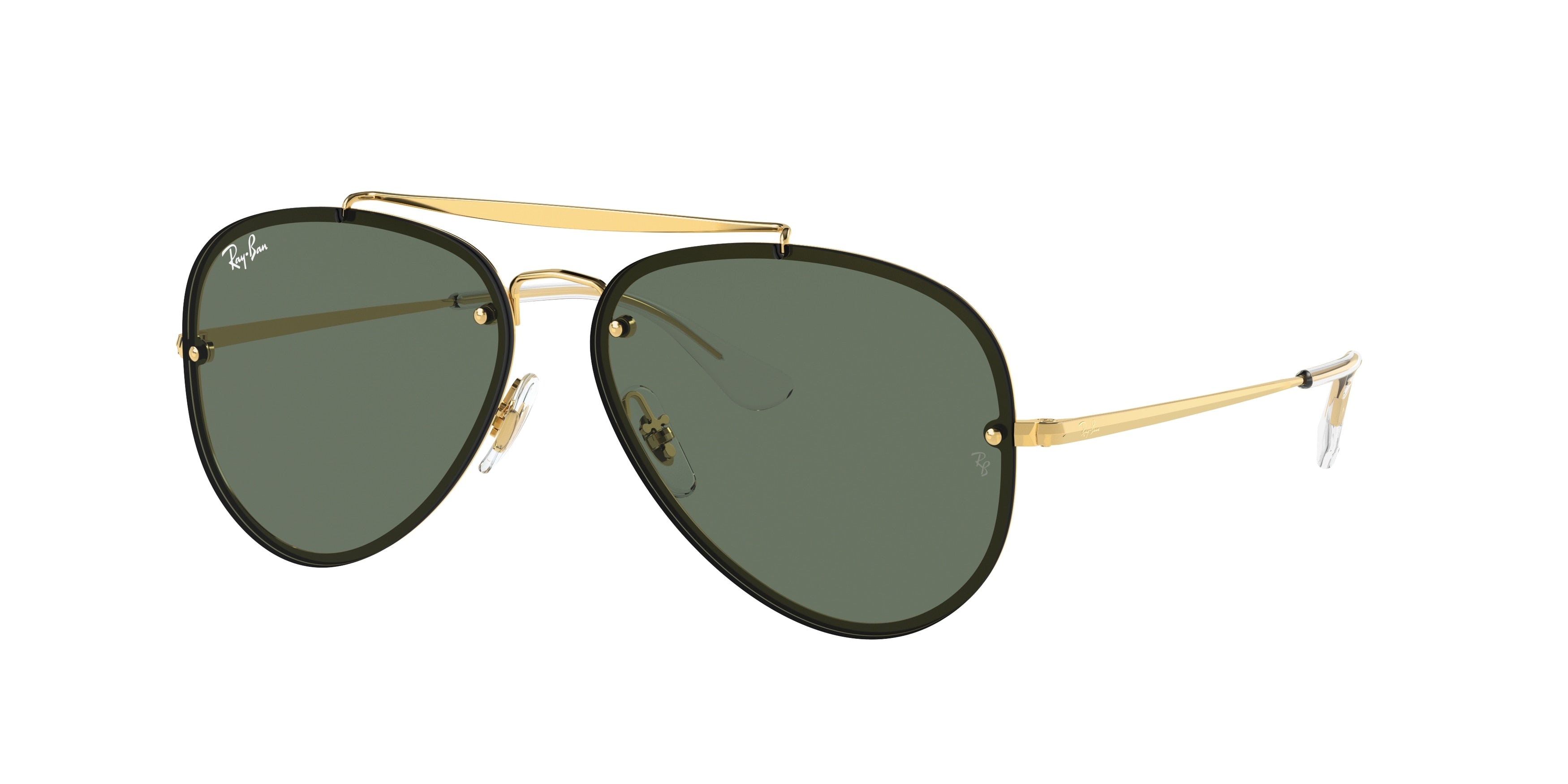 Ray-Ban BLAZE AVIATOR RB3584N Pilot Sunglasses  905071-Gold 61-145-13 - Color Map Gold