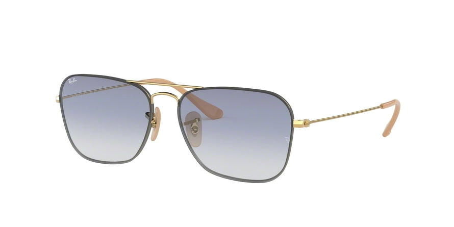 Ray-Ban RB3603 Square Sunglasses  001/19-GOLD 56-14-140 - Color Map gold