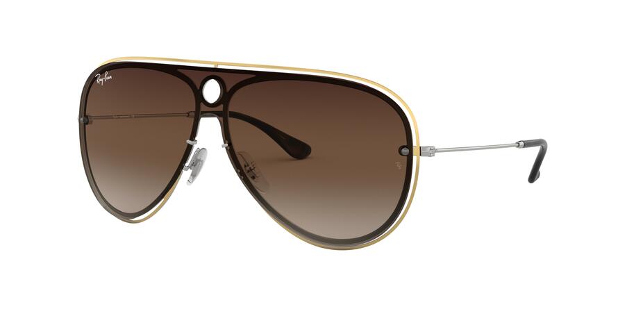 Ray-Ban RB3605N Pilot Sunglasses  909613-SILVER/GOLD 32-132-140 - Color Map gold