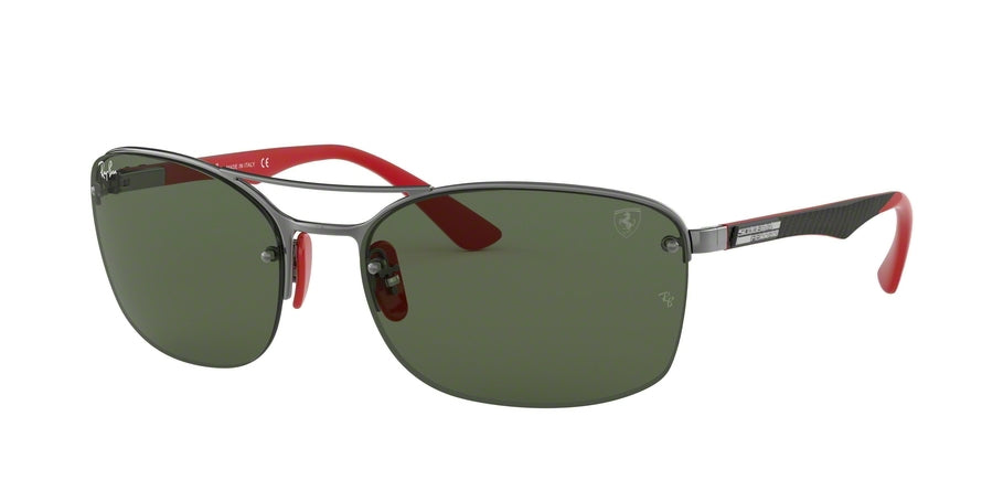 Ray-Ban FERRARI RB3617M Square Sunglasses  F00171-GUNMETAL 63-18-140 - Color Map gunmetal