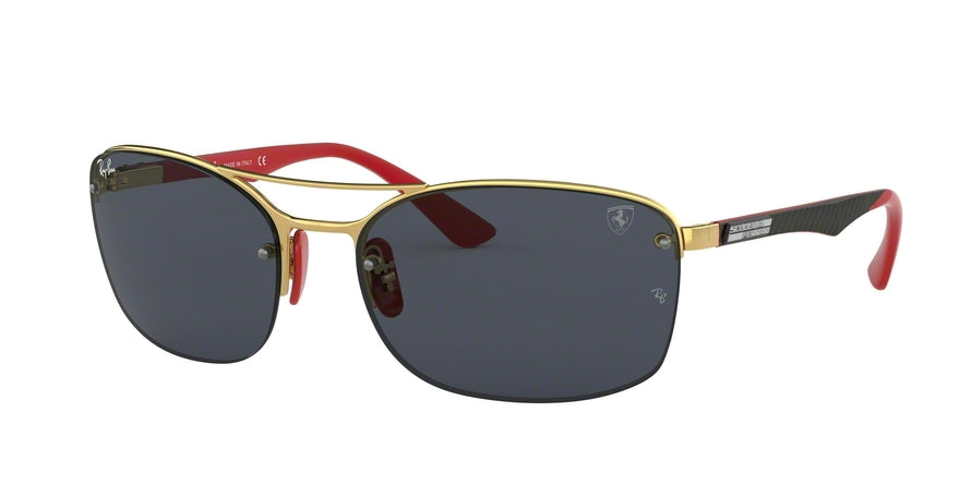 Ray-Ban FERRARI RB3617M Square Sunglasses  F00887-GOLD 63-18-140 - Color Map gold