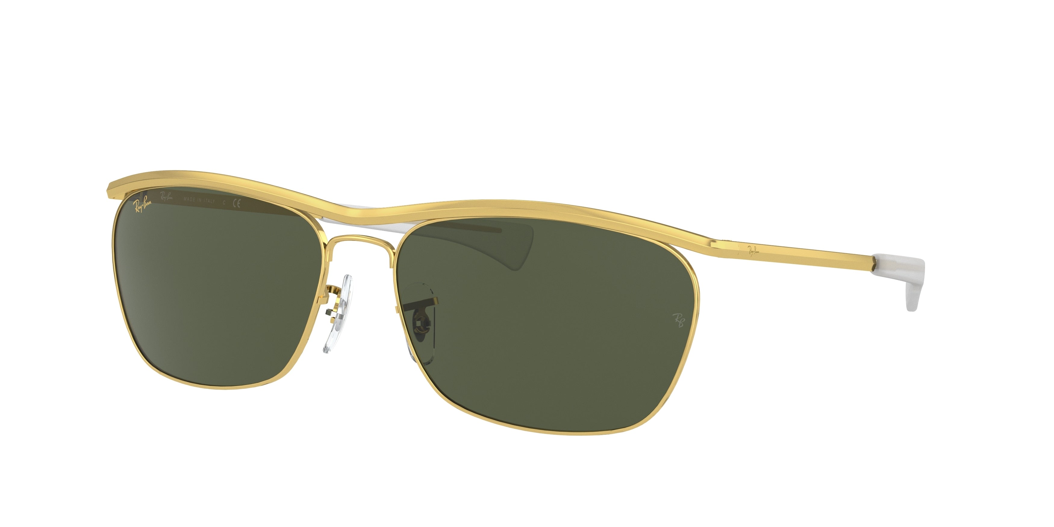 Ray-Ban OLYMPIAN II DELUXE RB3619 Pillow Sunglasses  919631-Gold 60-140-16 - Color Map Gold