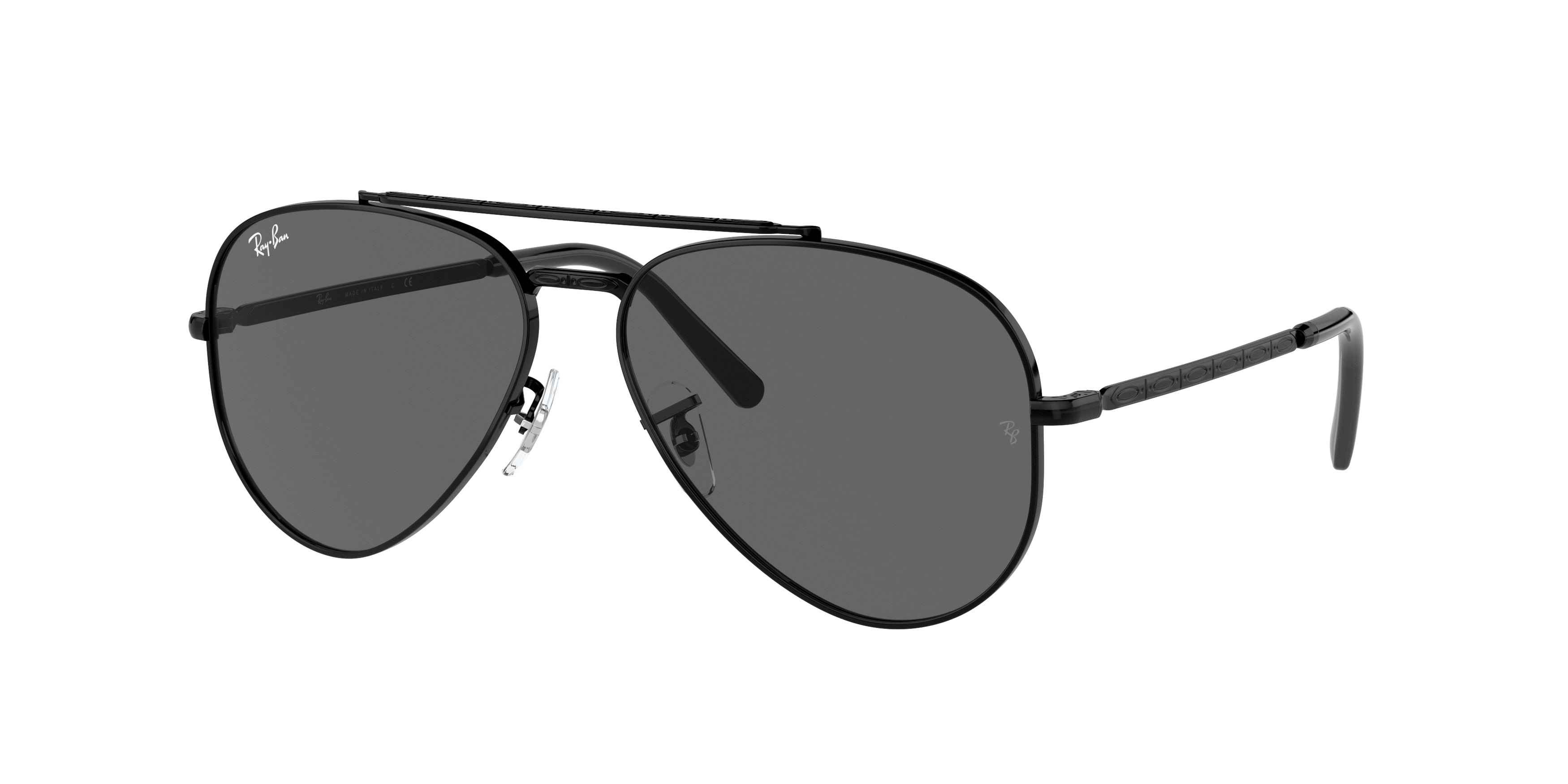 Ray-Ban NEW AVIATOR RB3625 Pilot Sunglasses  002/B1-Black 61-140-14 - Color Map Black