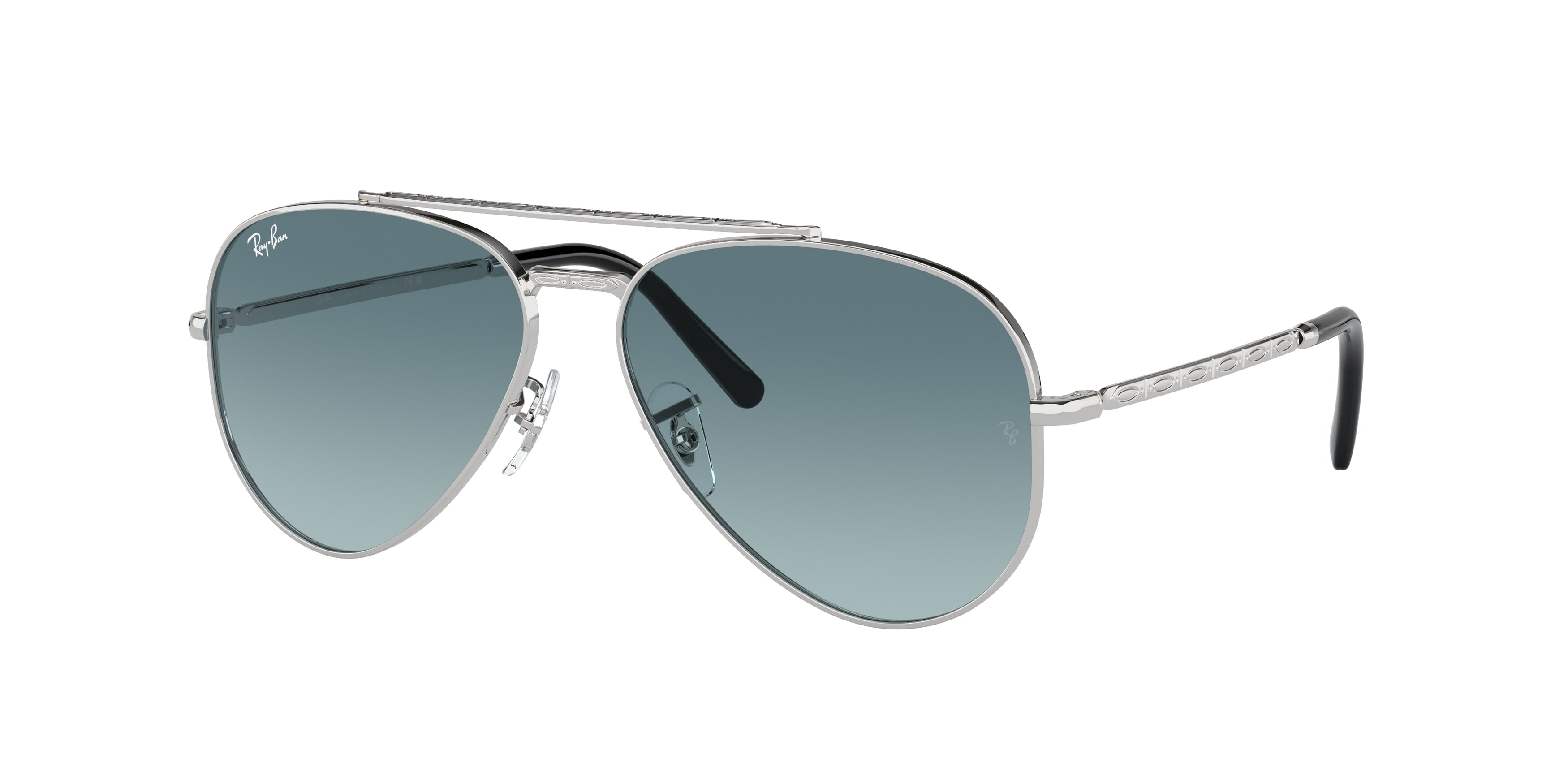 Ray-Ban NEW AVIATOR RB3625 Pilot Sunglasses  003/3M-Silver 61-140-14 - Color Map Silver