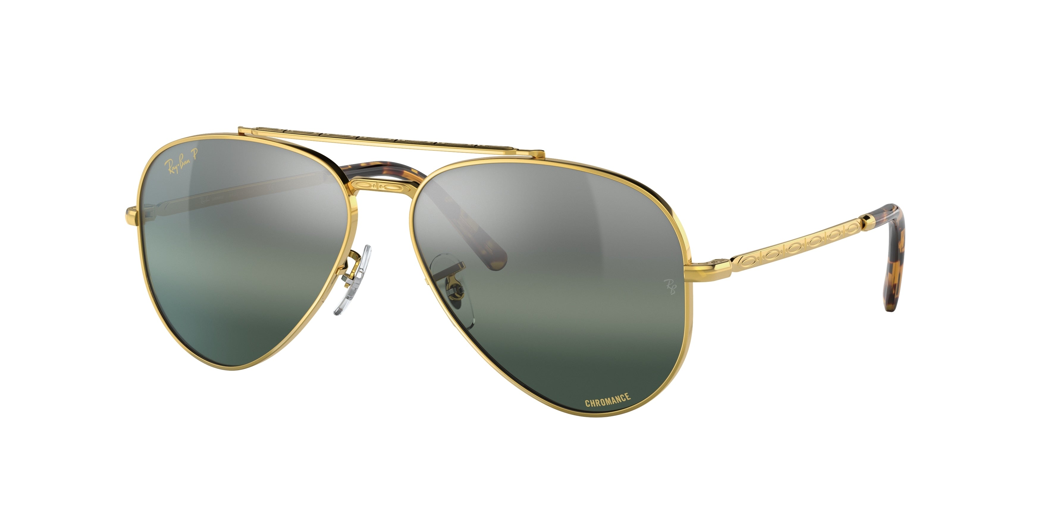Ray-Ban NEW AVIATOR RB3625 Pilot Sunglasses  9196G6-Gold 61-140-14 - Color Map Gold