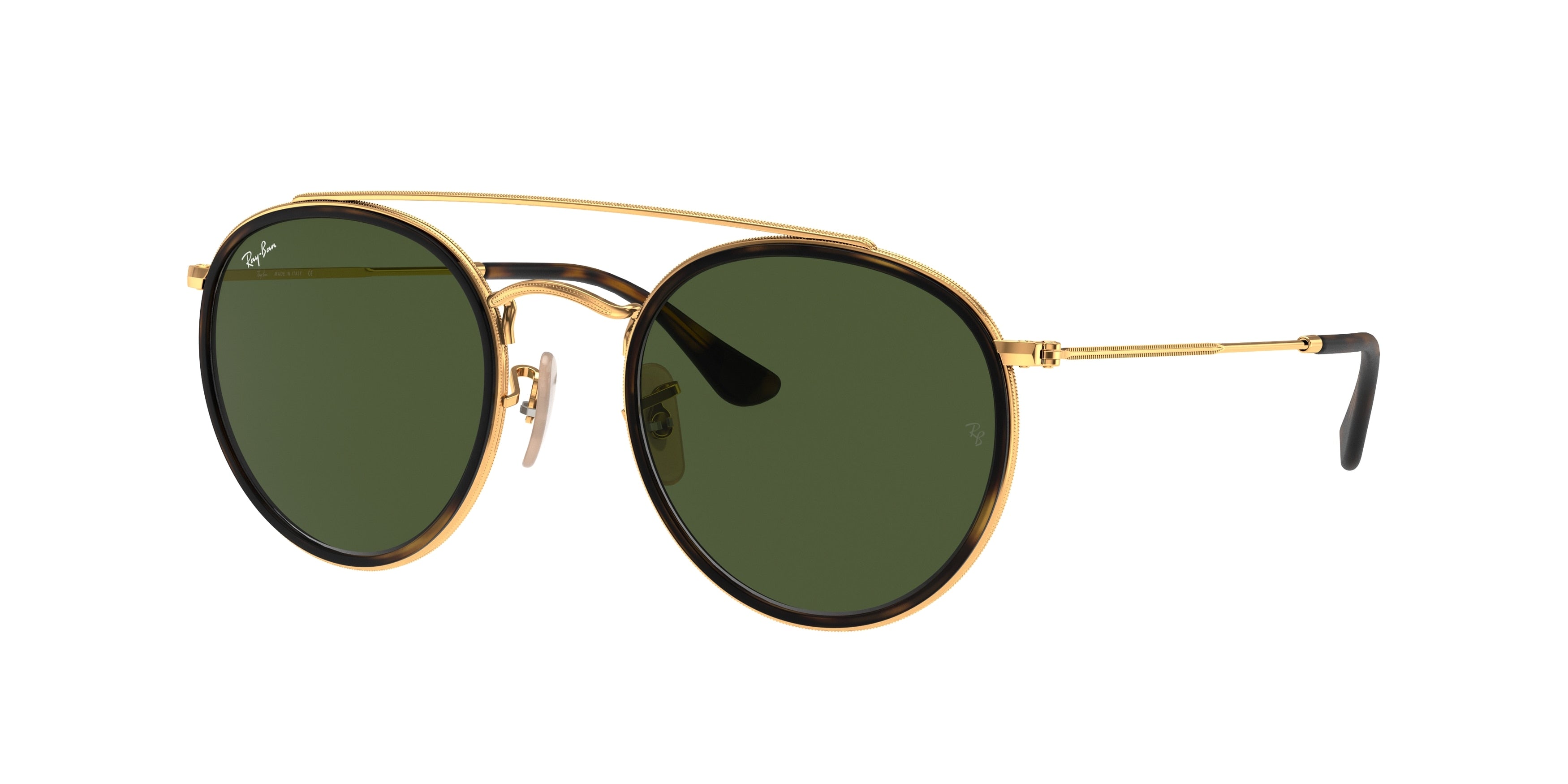 Ray-Ban RB3647N Round Sunglasses  001-Gold 51-145-22 - Color Map Gold