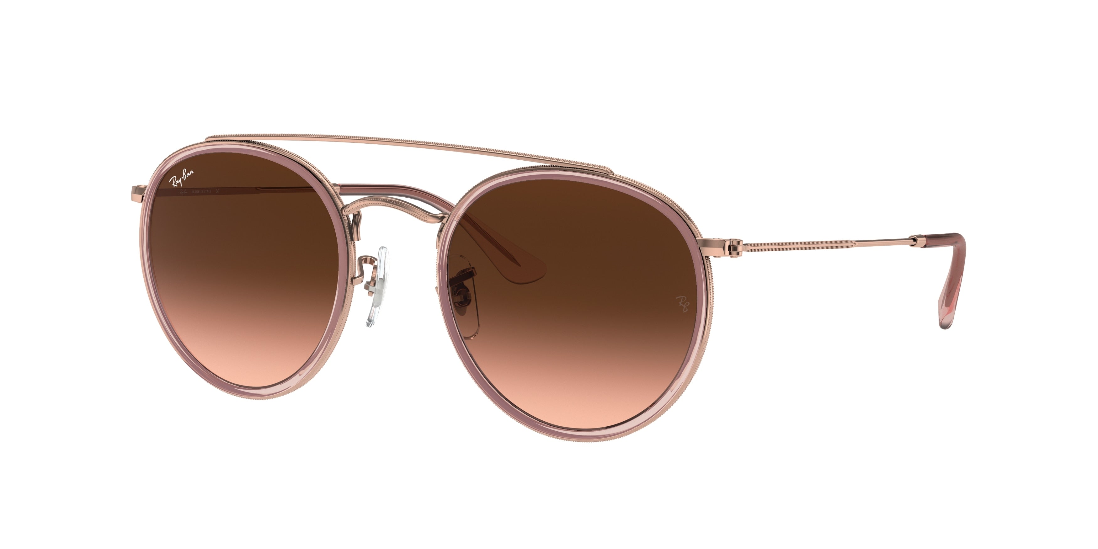 Ray-Ban RB3647N Round Sunglasses  9069A5-Copper 51-145-22 - Color Map Copper