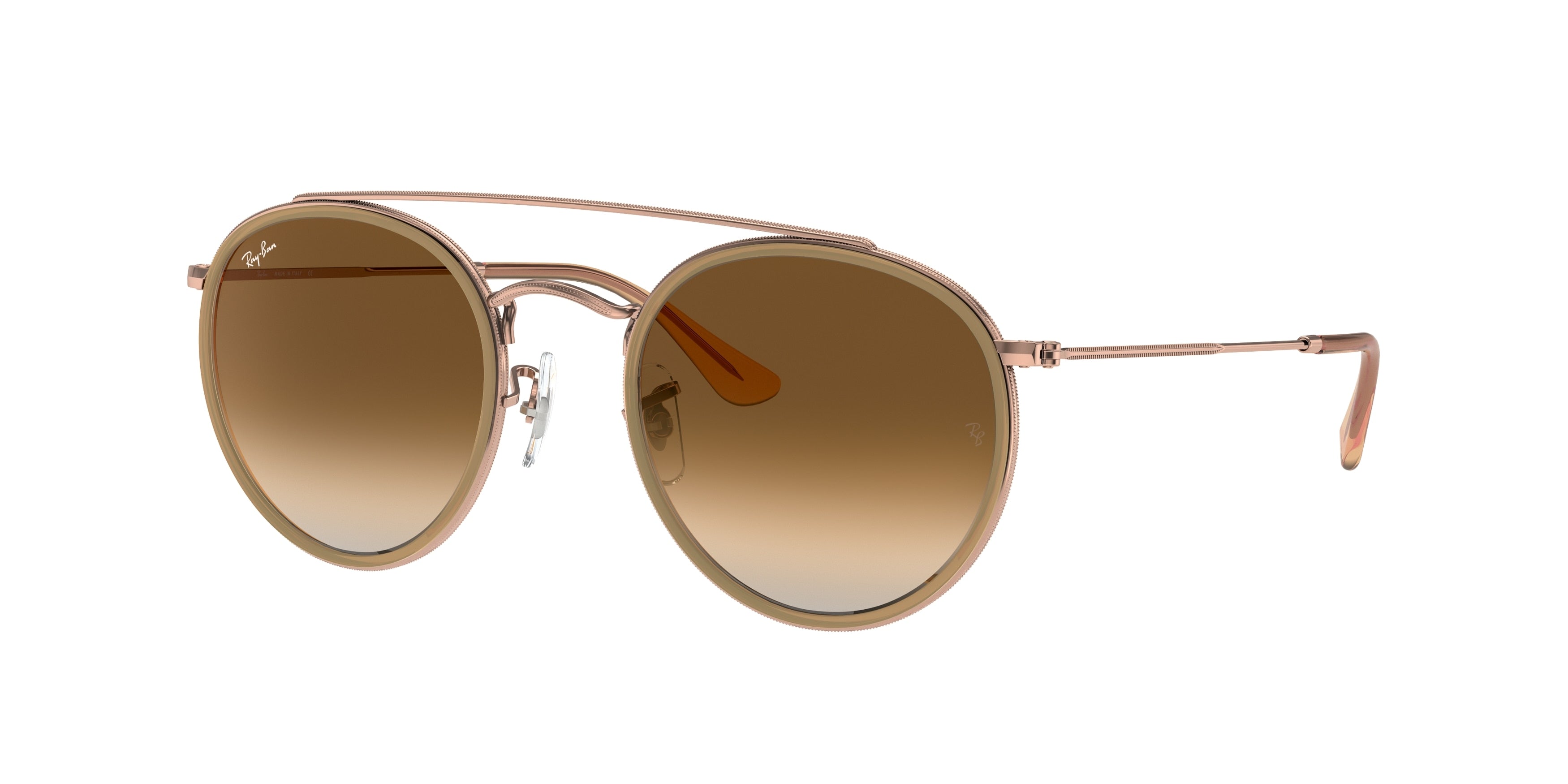 Ray-Ban RB3647N Round Sunglasses  907051-Copper 51-145-22 - Color Map Copper