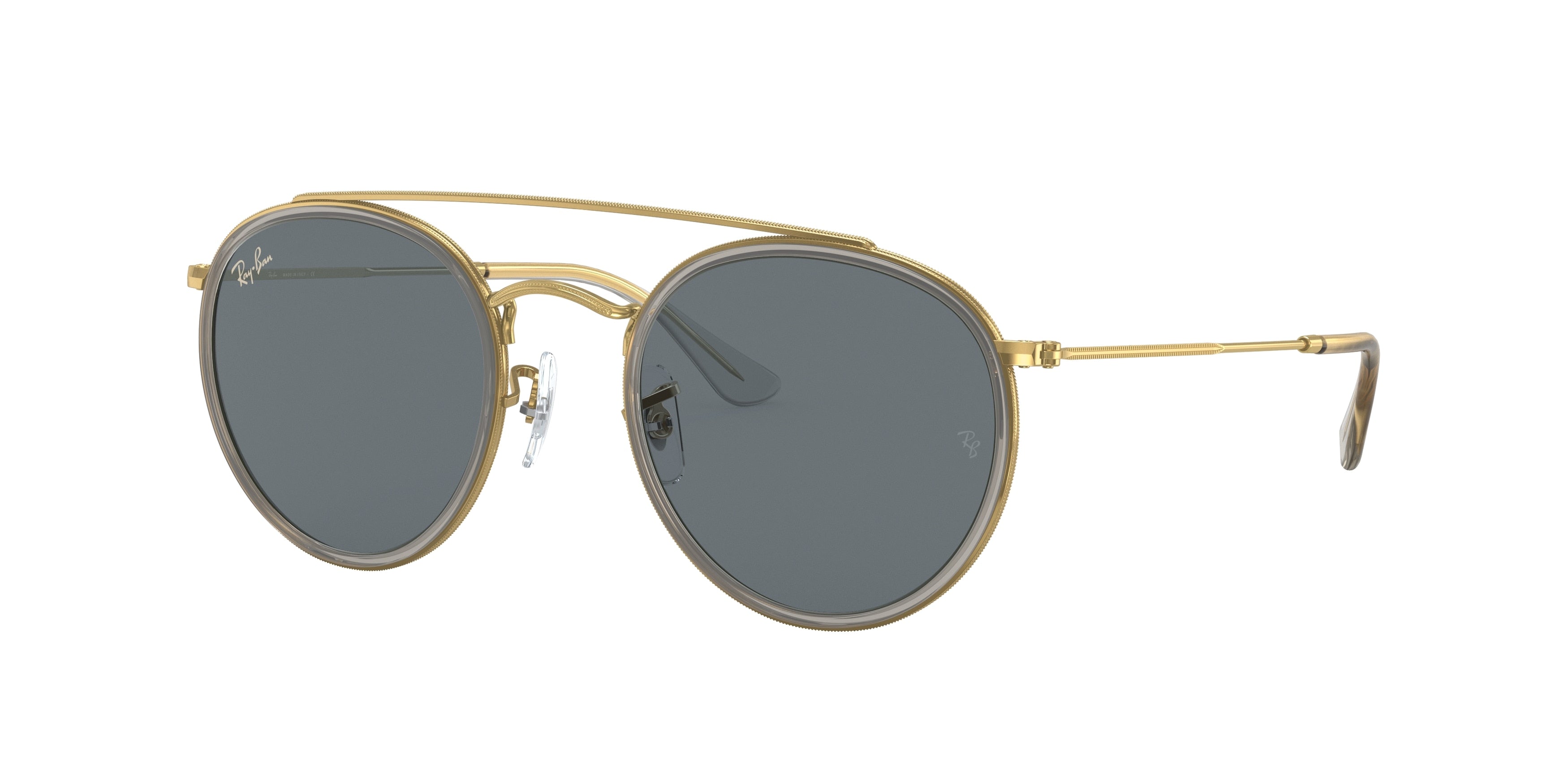 Ray-Ban RB3647N Round Sunglasses  9210R5-Gold 51-145-22 - Color Map Gold