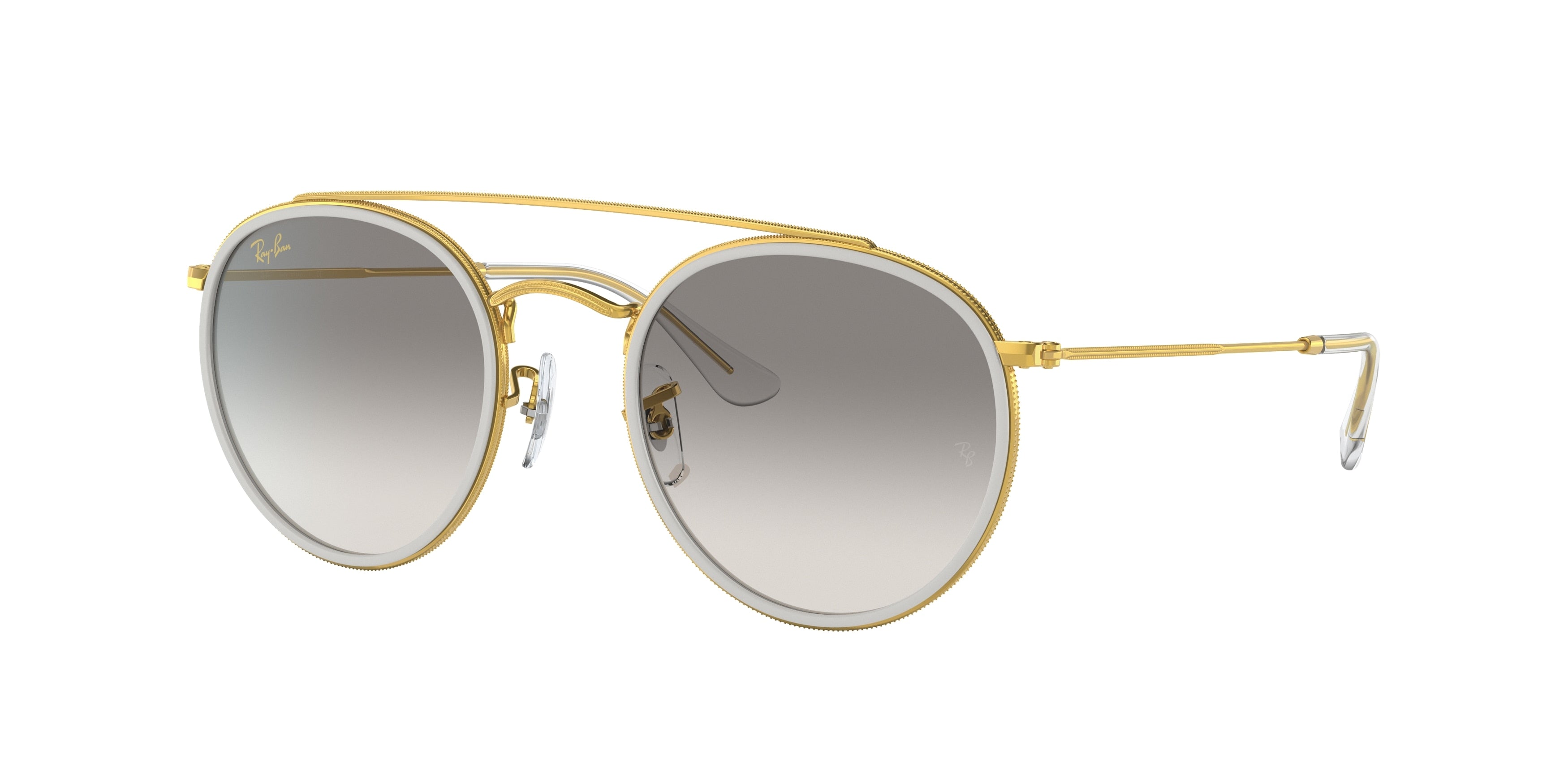 Ray-Ban RB3647N Round Sunglasses  923632-Gold 51-145-22 - Color Map Gold