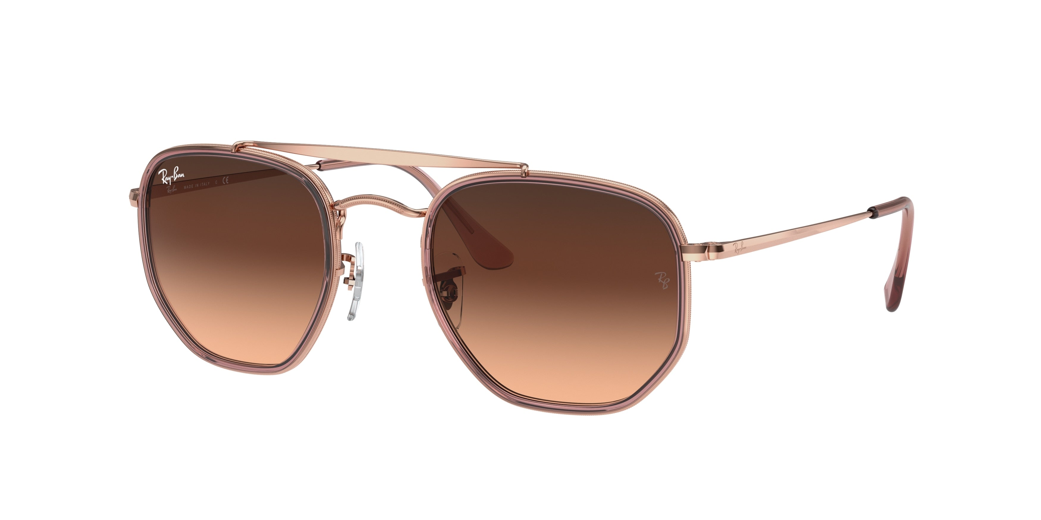 Ray-Ban THE MARSHAL II RB3648M Irregular Sunglasses  9069A5-Copper 52-145-23 - Color Map Copper