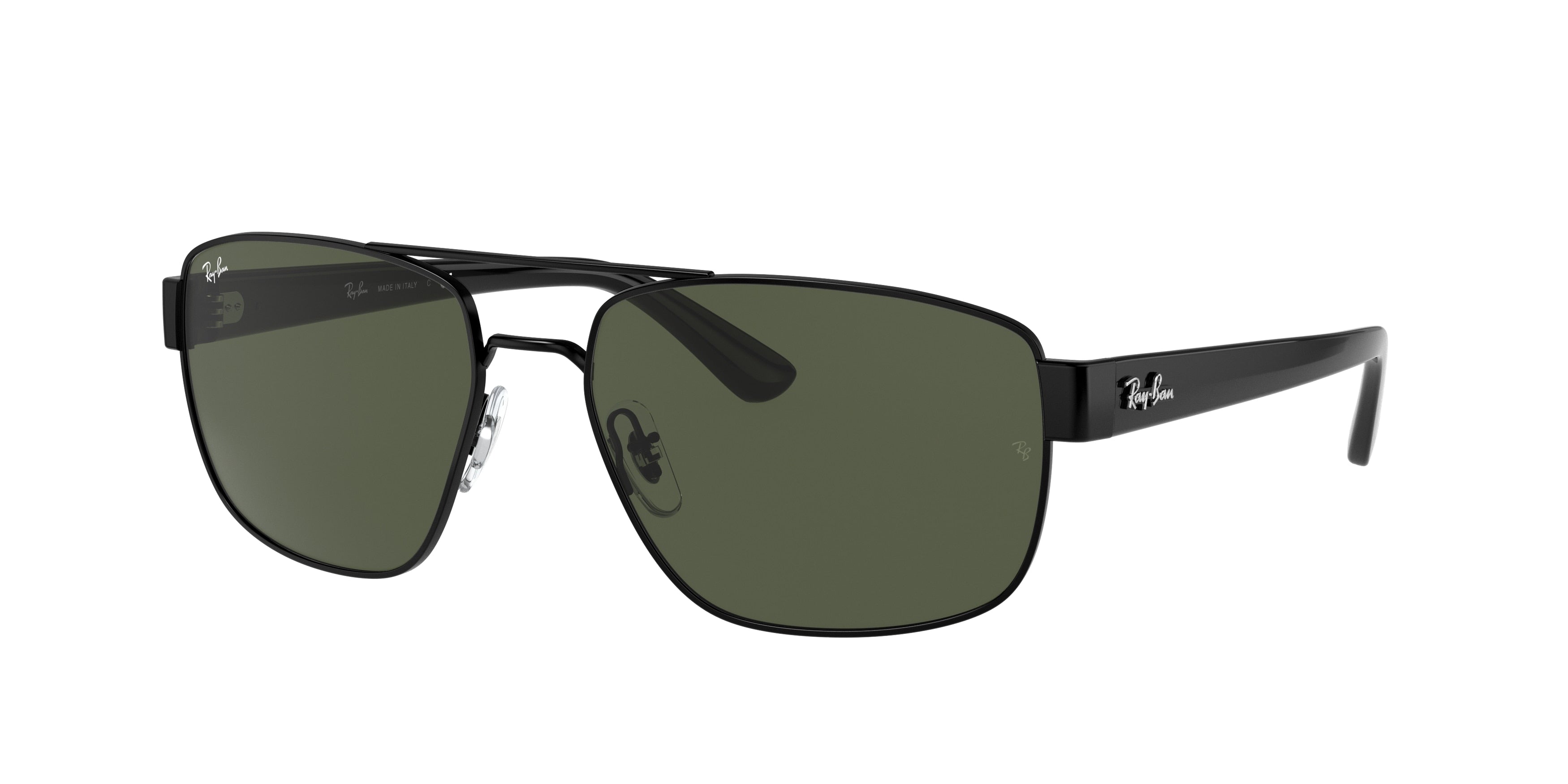 Ray-Ban RB3663 Irregular Sunglasses  002/31-Black 59-140-17 - Color Map Black