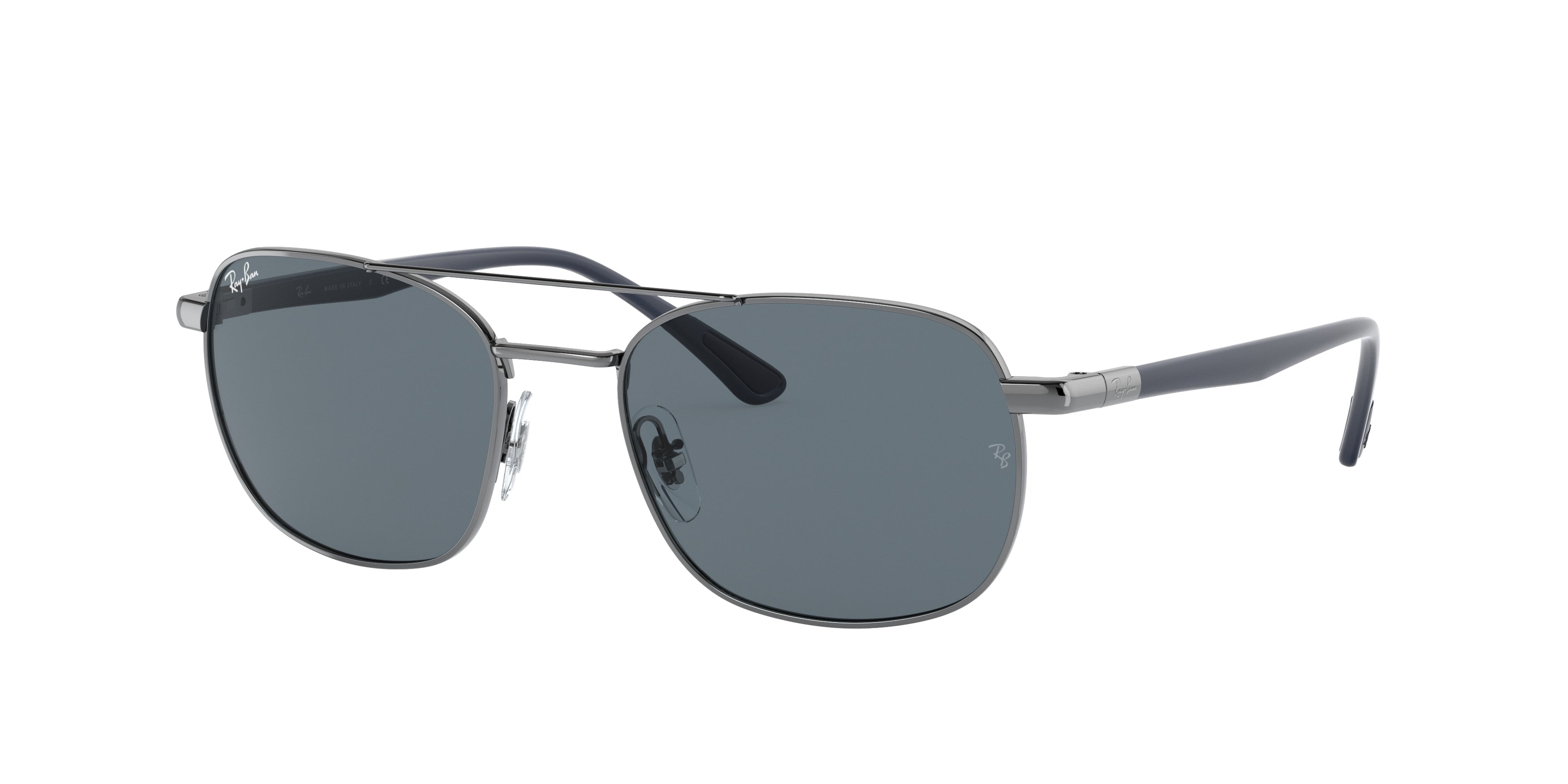 Ray-Ban RB3670 Square Sunglasses  004/R5-Gunmetal 54-140-19 - Color Map Grey