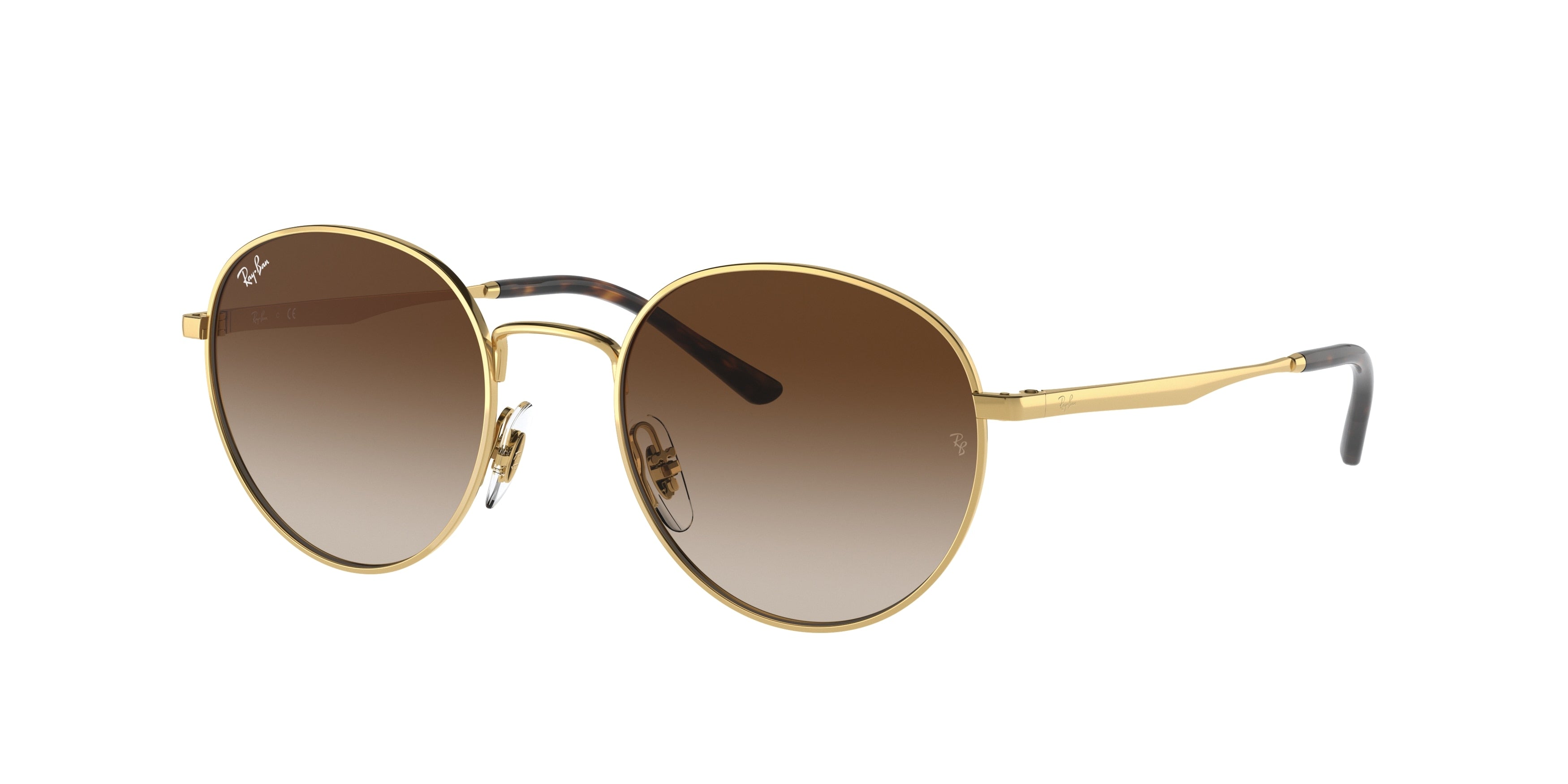 Ray-Ban RB3681 Phantos Sunglasses  001/13-Gold 50-145-20 - Color Map Gold