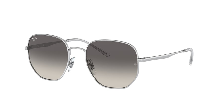 Ray-Ban RB3682F Irregular Sunglasses  003/11-SILVER 54-19-145 - Color Map silver