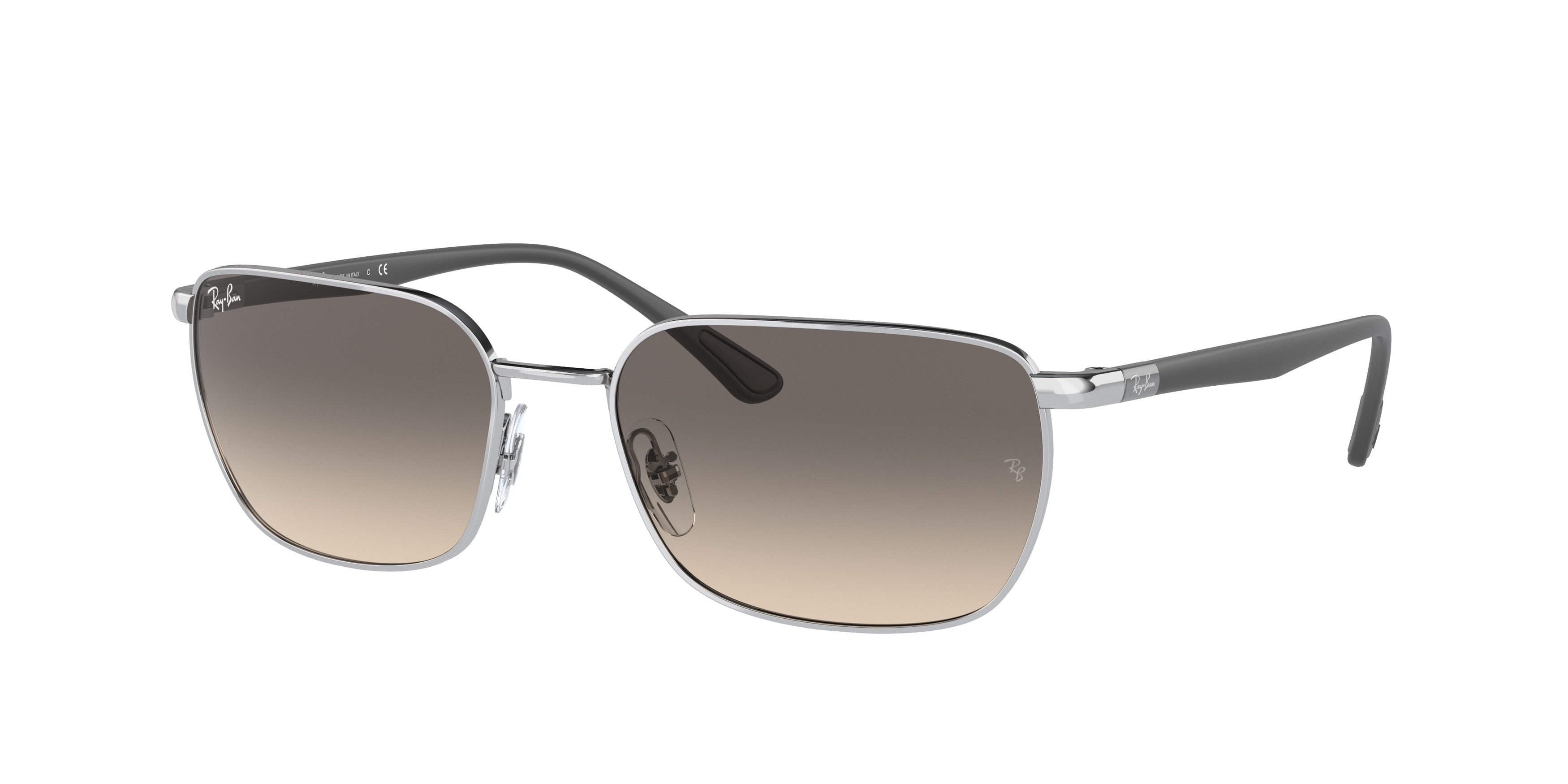 Ray-Ban RB3684 Irregular Sunglasses  003/32-Silver 58-140-18 - Color Map Silver