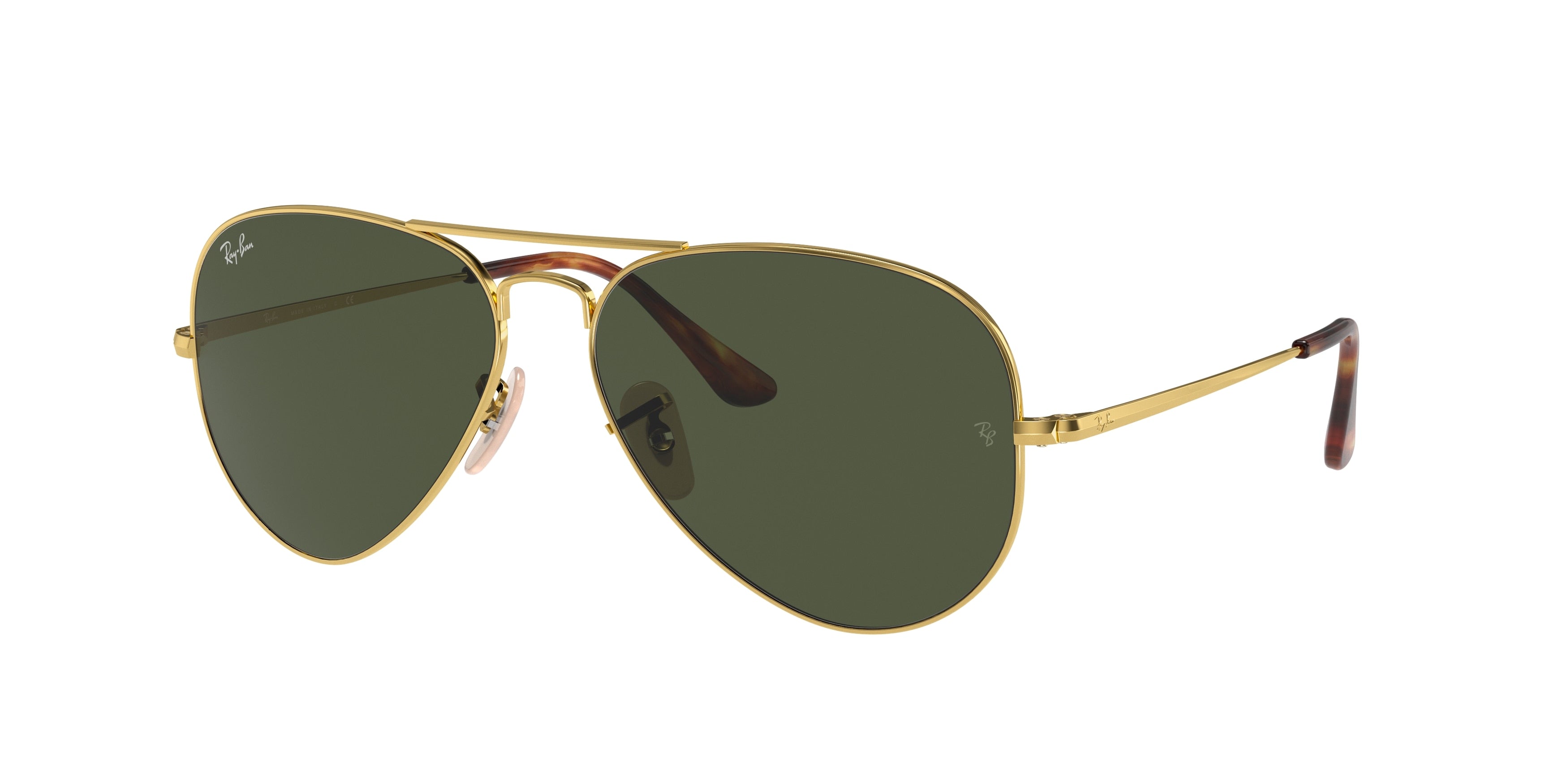 Ray-Ban AVIATOR METAL II RB3689 Pilot Sunglasses  914731-Gold 61-140-14 - Color Map Gold