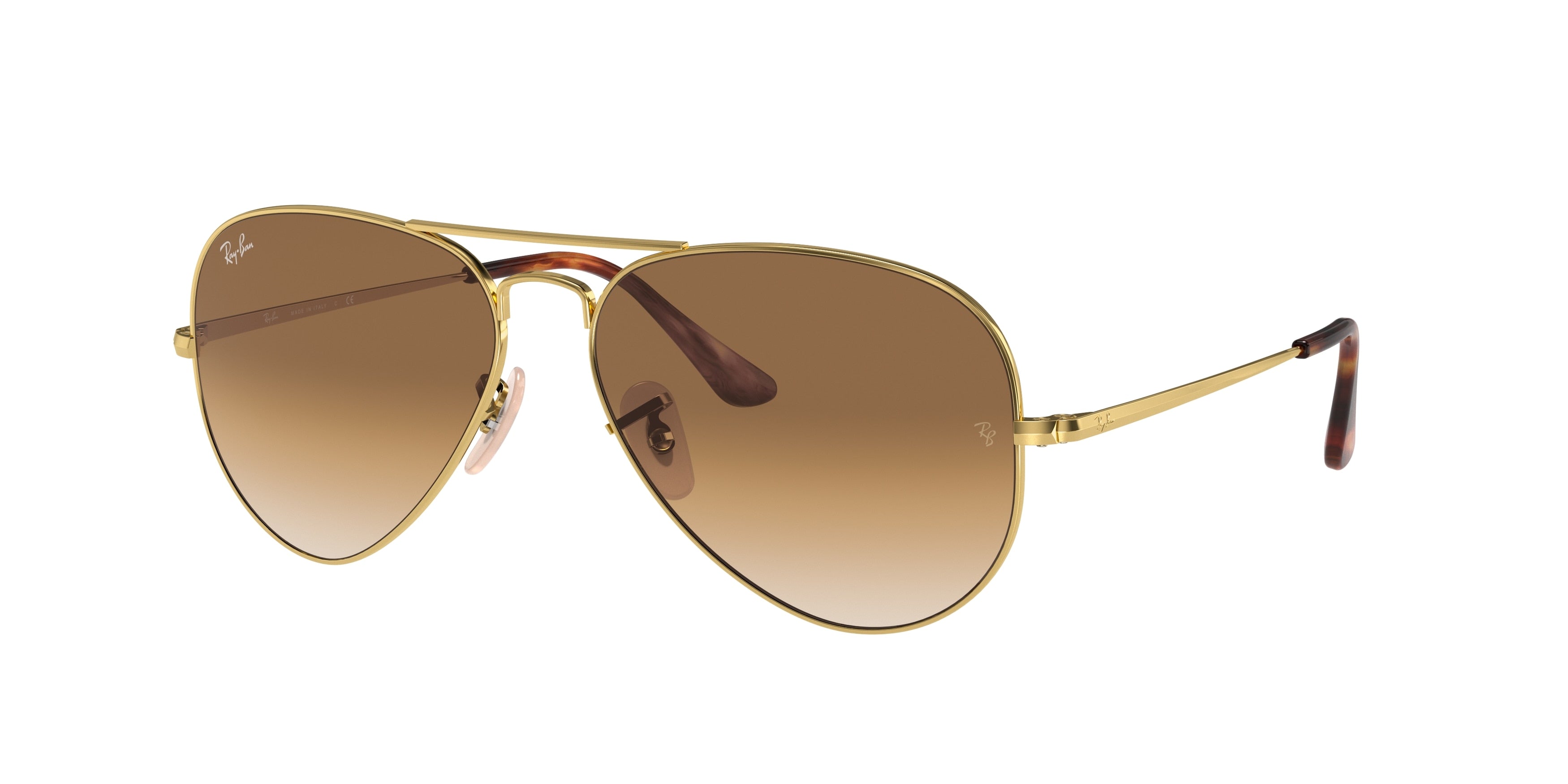 Ray-Ban AVIATOR METAL II RB3689 Pilot Sunglasses  914751-Gold 61-140-14 - Color Map Gold