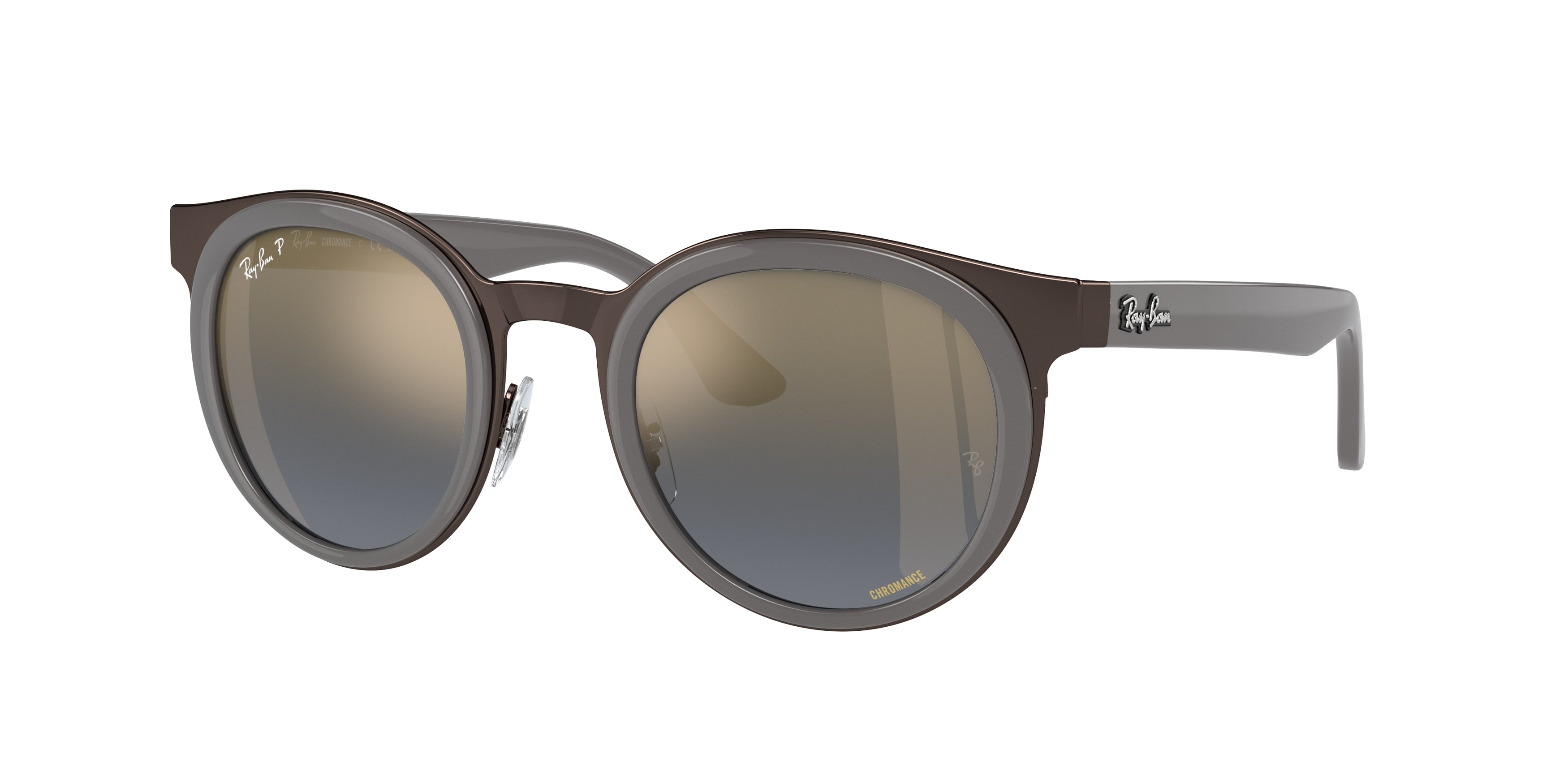 Ray-Ban BONNIE RB3710 Phantos Sunglasses  9260J0-Grey On Copper 50-140-24 - Color Map Grey