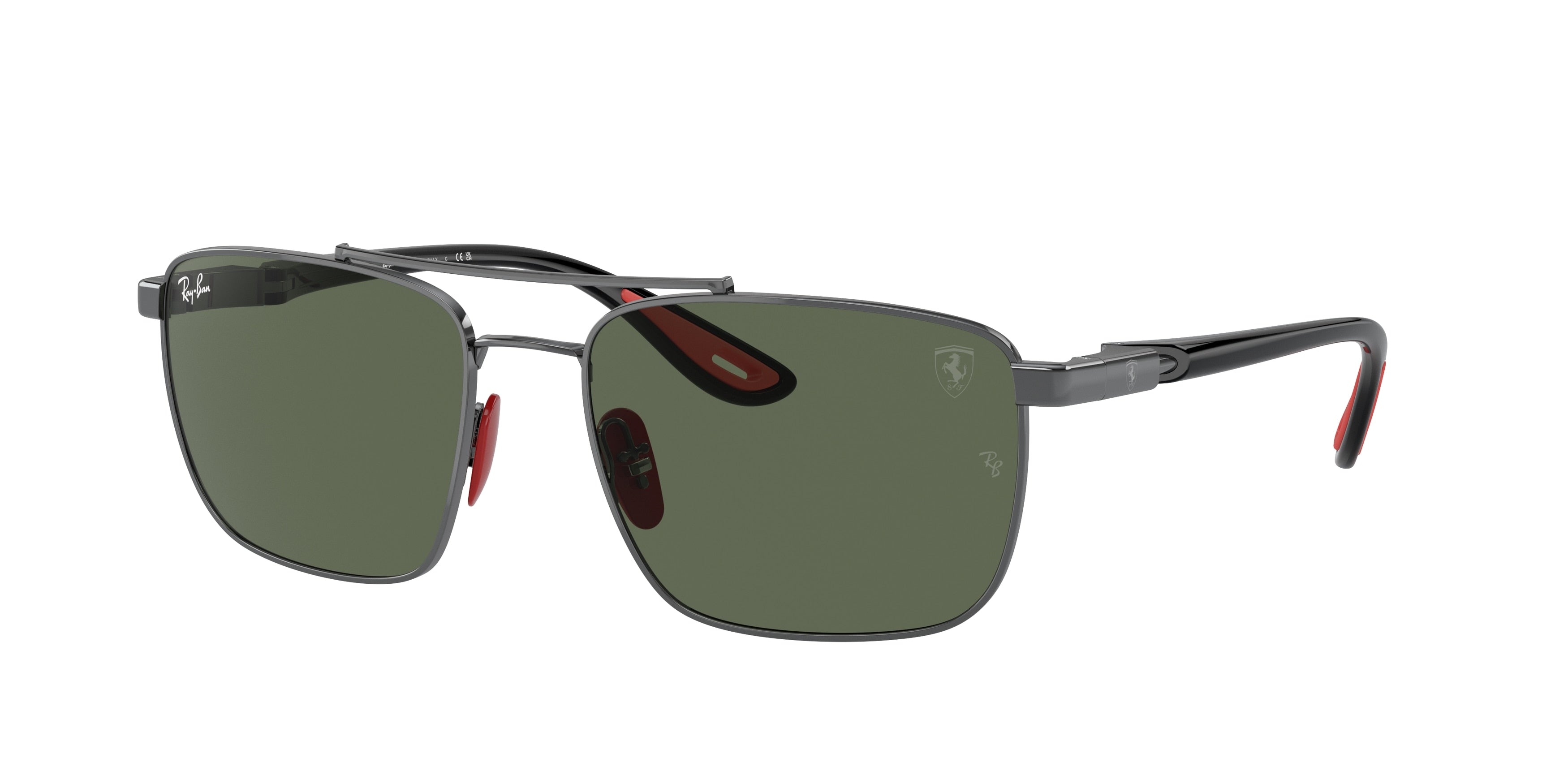 Ray-Ban RB3715M Square Sunglasses  F00171-Gunmetal 58-145-18 - Color Map Grey