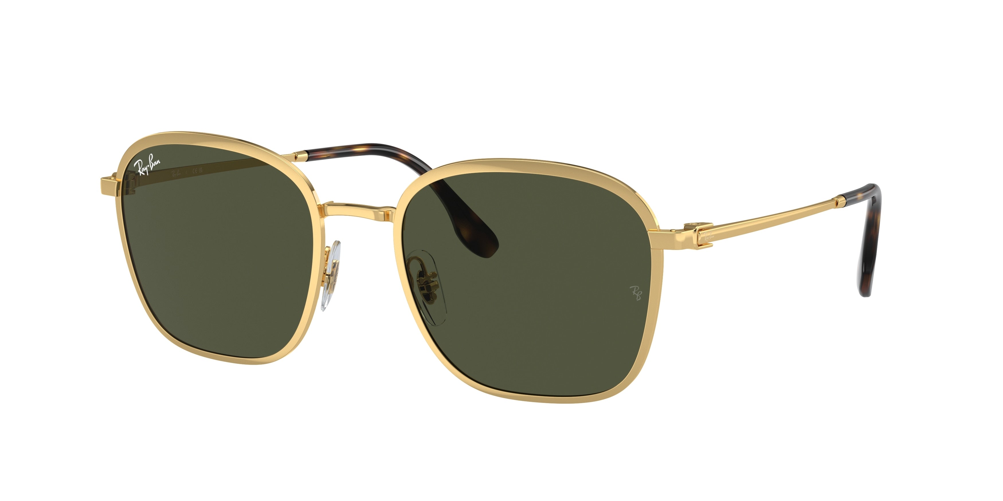 Ray-Ban RB3720 Square Sunglasses  001/31-Gold 55-145-20 - Color Map Gold