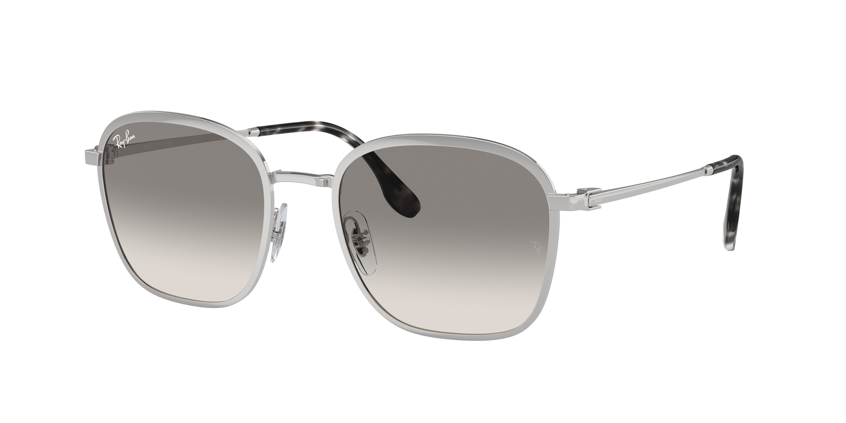 Ray-Ban RB3720 Square Sunglasses  003/32-Silver 55-145-20 - Color Map Silver