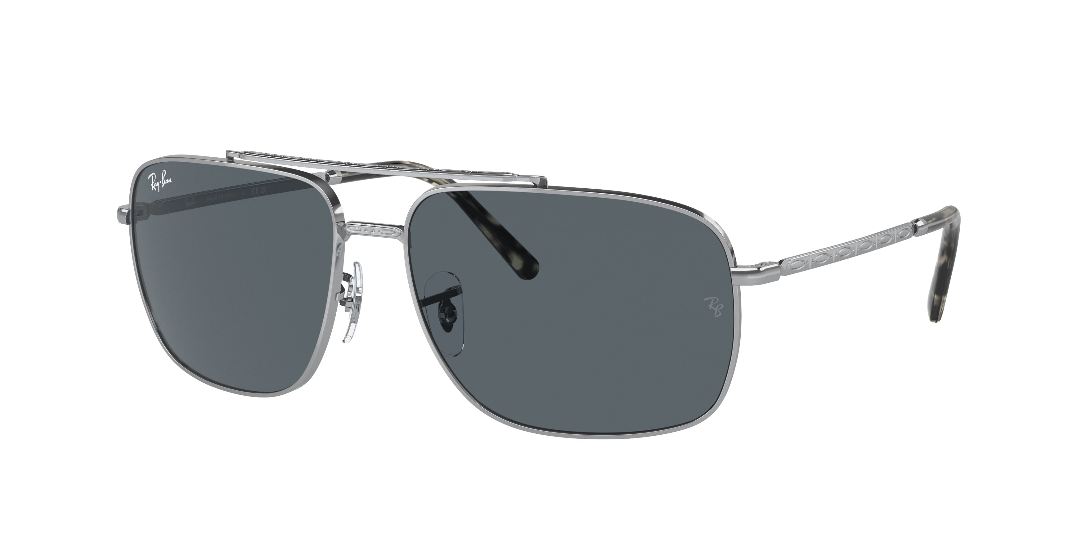Ray-Ban RB3796 Pillow Sunglasses  003/R5-Silver 62-140-15 - Color Map Silver