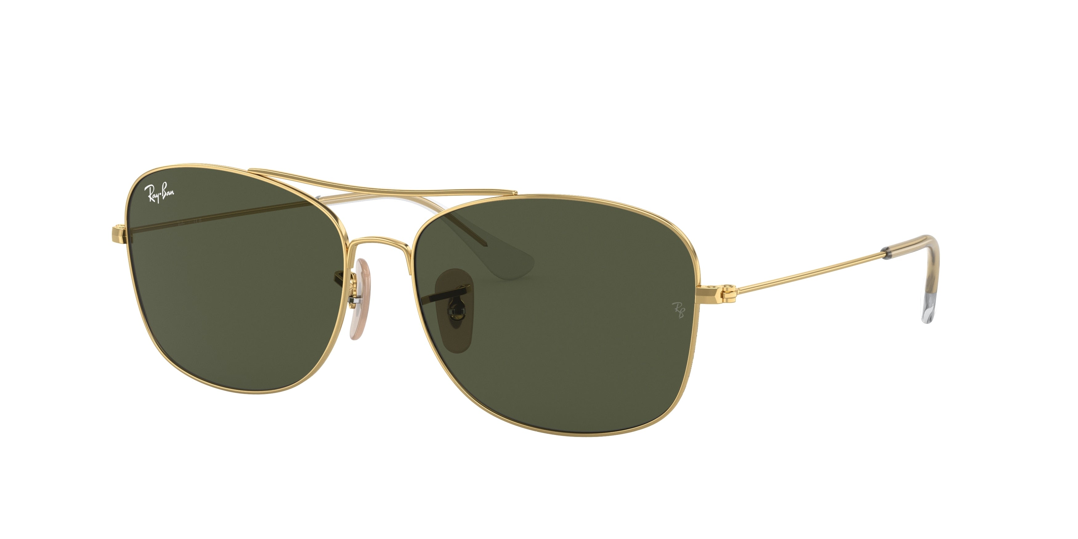 Ray-Ban RB3799 Pillow Sunglasses  001/31-Gold 57-145-15 - Color Map Gold