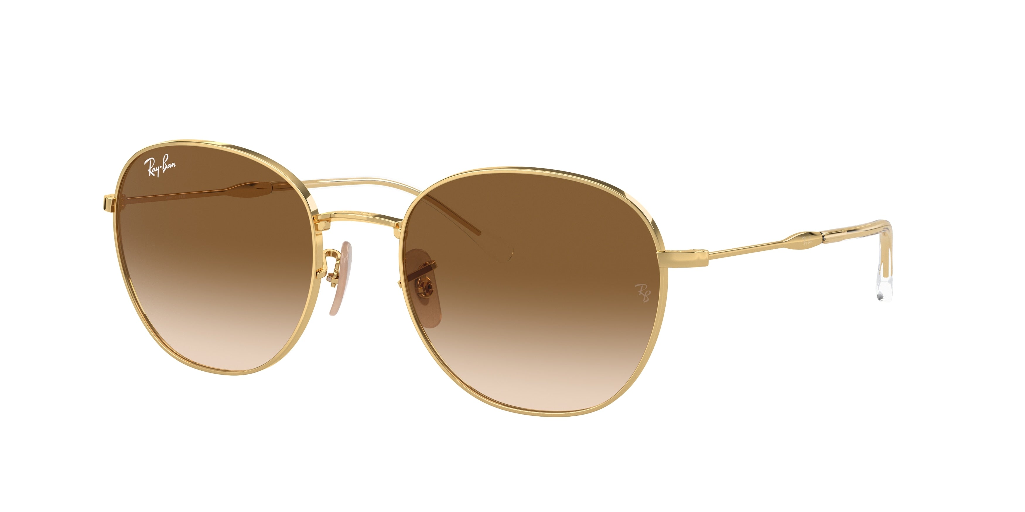 Ray-Ban RB3809 Phantos Sunglasses  001/51-Gold 55-145-20 - Color Map Gold