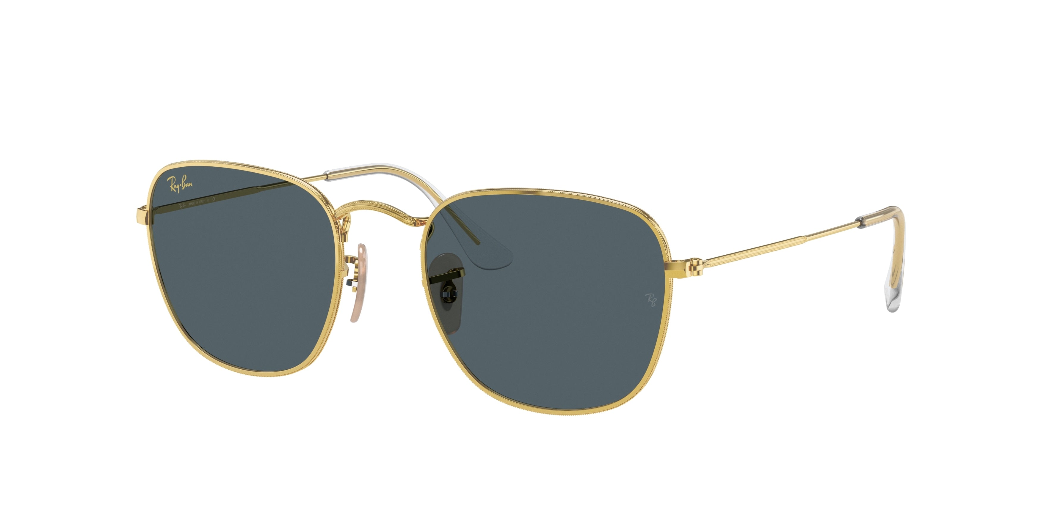 Ray-Ban FRANK RB3857 Square Sunglasses  9196R5-Gold 53-145-20 - Color Map Gold