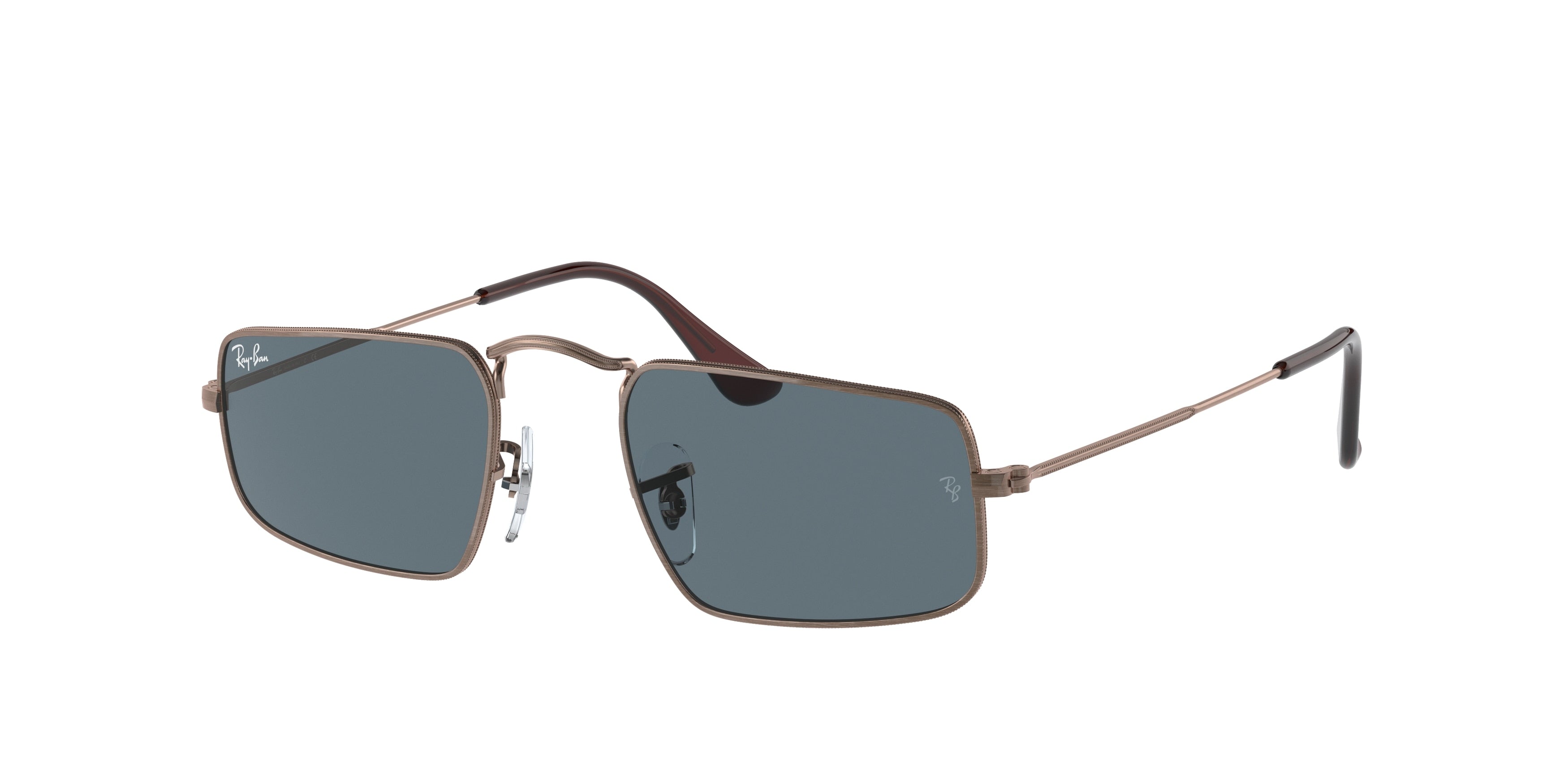 Ray-Ban JULIE RB3957 Rectangle Sunglasses  9230R5-Bronze-Copper 49-145-20 - Color Map Copper