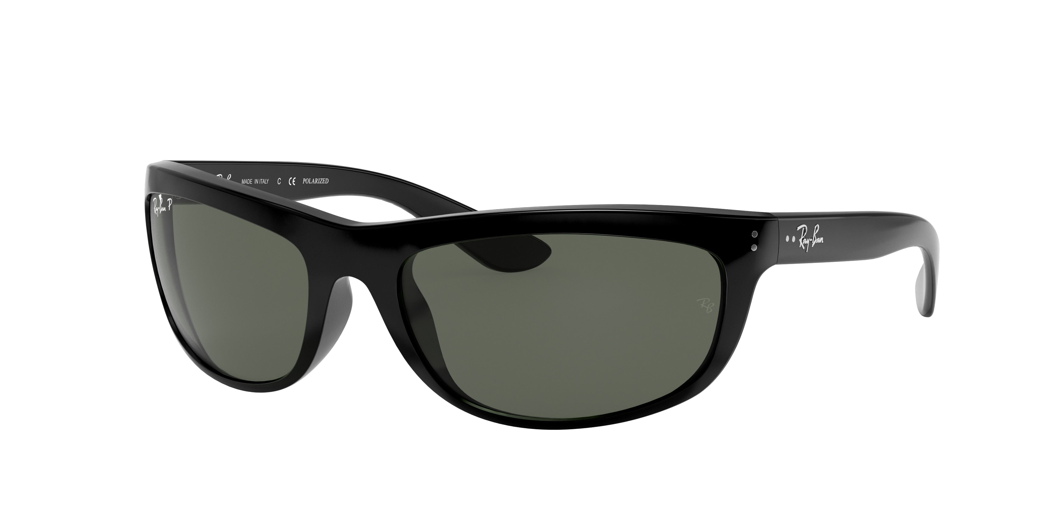 Ray-Ban BALORAMA RB4089 Rectangle Sunglasses  601/58-Black 61-135-19 - Color Map Black