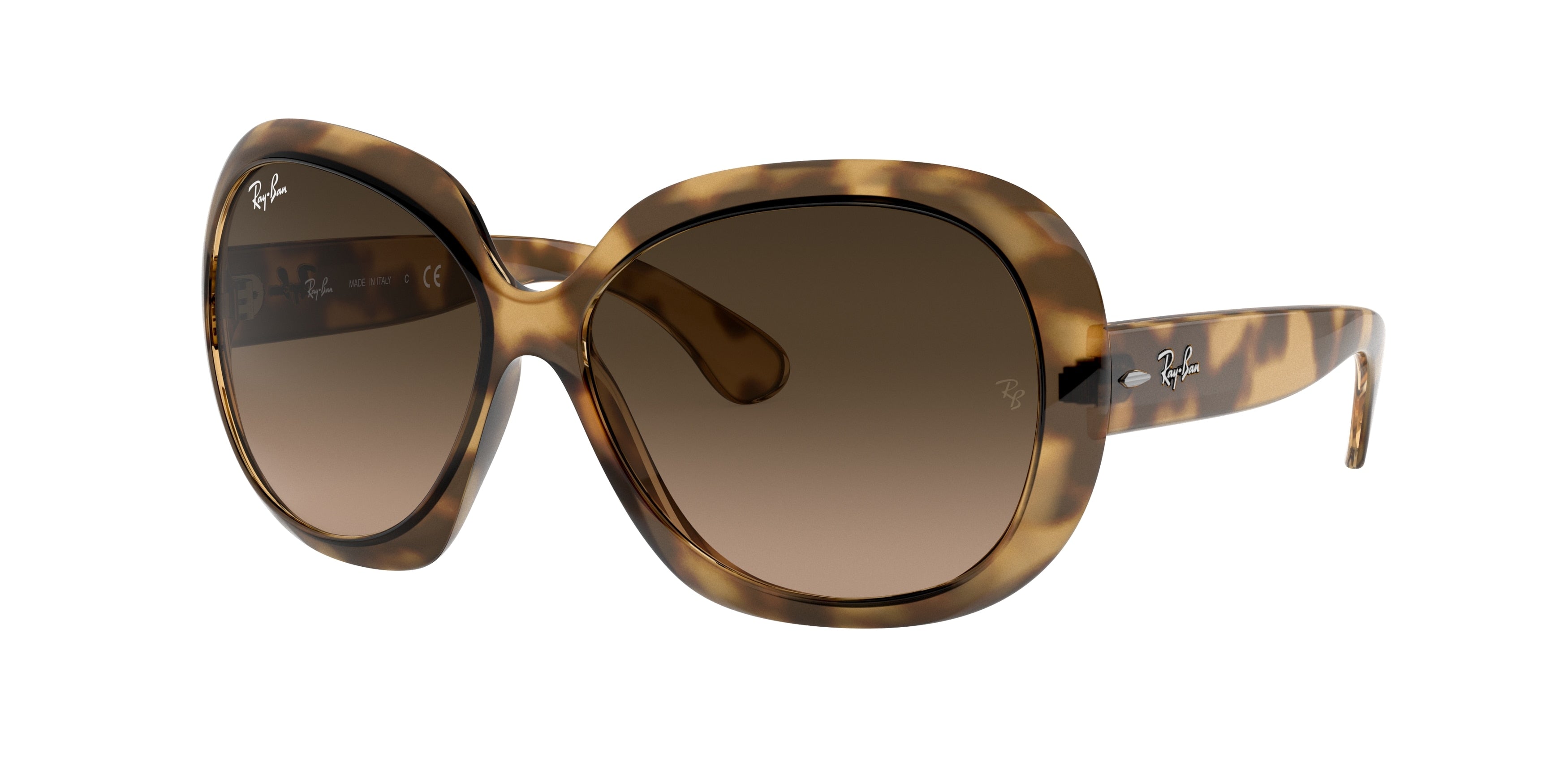 Ray-Ban JACKIE OHH II RB4098 Butterfly Sunglasses  642/A5-Havana 59-135-14 - Color Map Tortoise