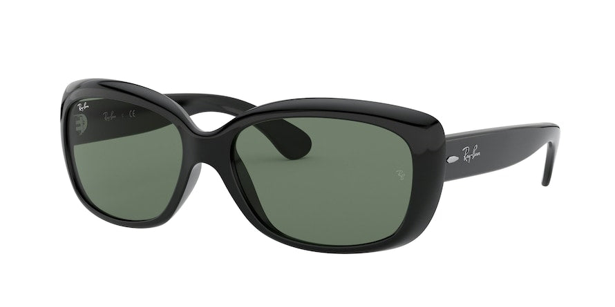 Ray-Ban JACKIE OHH RB4101F Butterfly Sunglasses  601/71-BLACK 58-16-135 - Color Map black