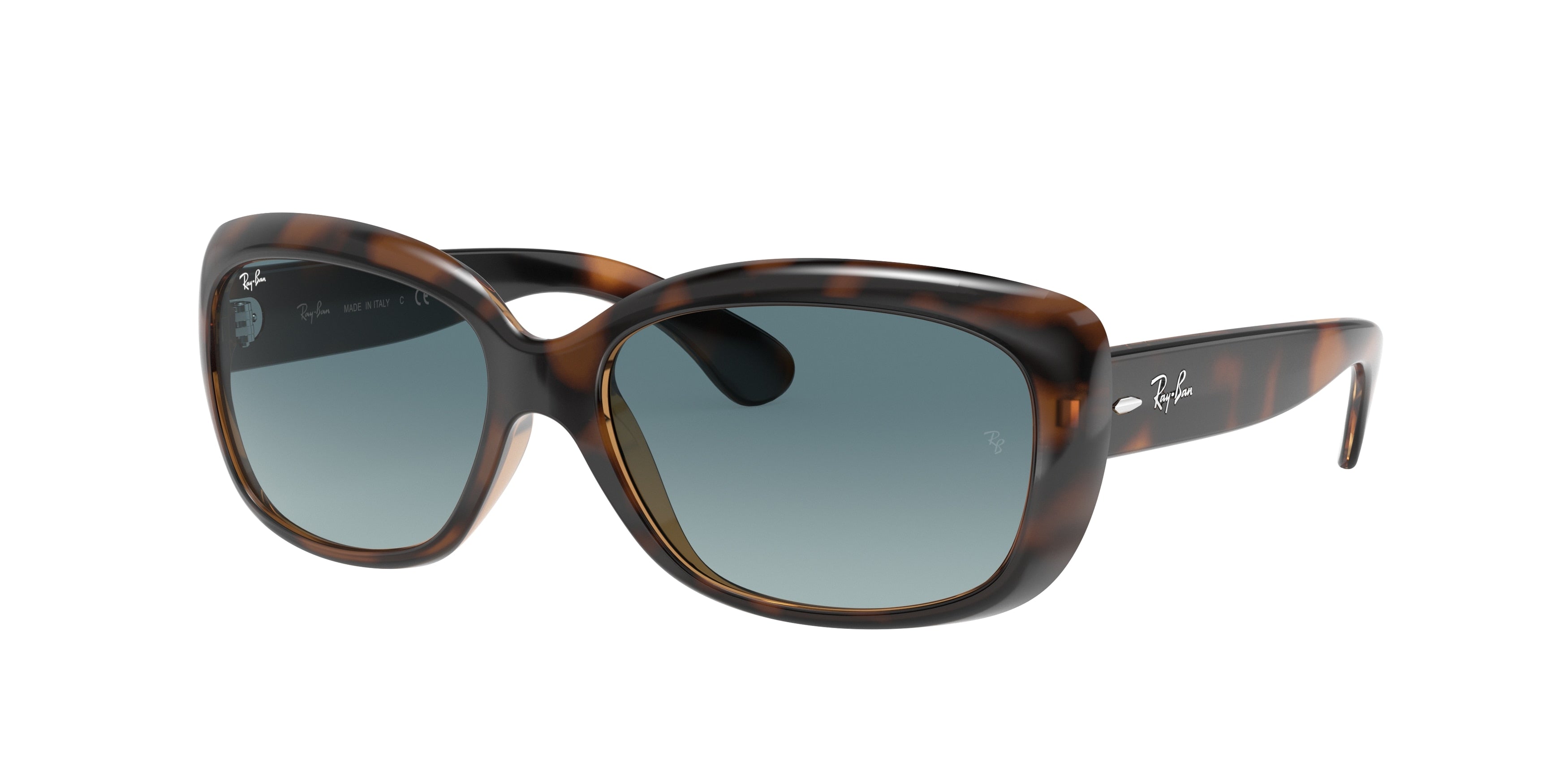 Ray-Ban JACKIE OHH RB4101 Butterfly Sunglasses  642/3M-Havana 57-135-17 - Color Map Tortoise