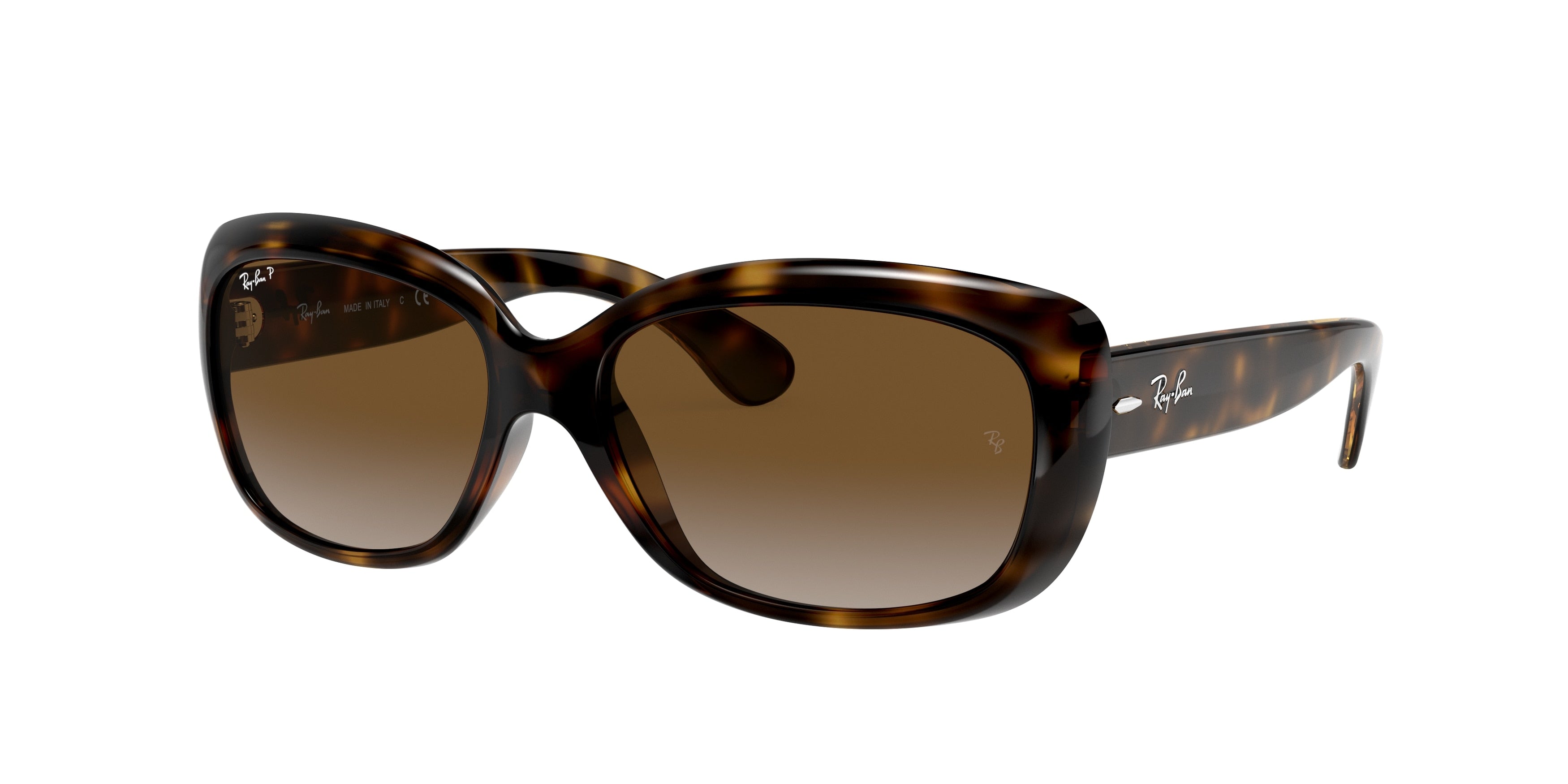 Ray-Ban JACKIE OHH RB4101 Butterfly Sunglasses  710/T5-Light Havana 57-135-17 - Color Map Tortoise