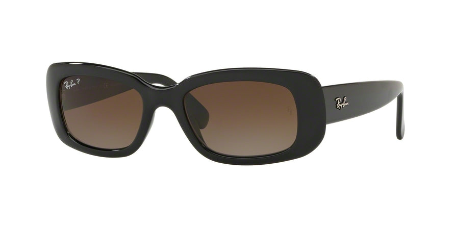 Ray-Ban RB4122 Rectangle Sunglasses  601/T5-BLACK 50-18-135 - Color Map black