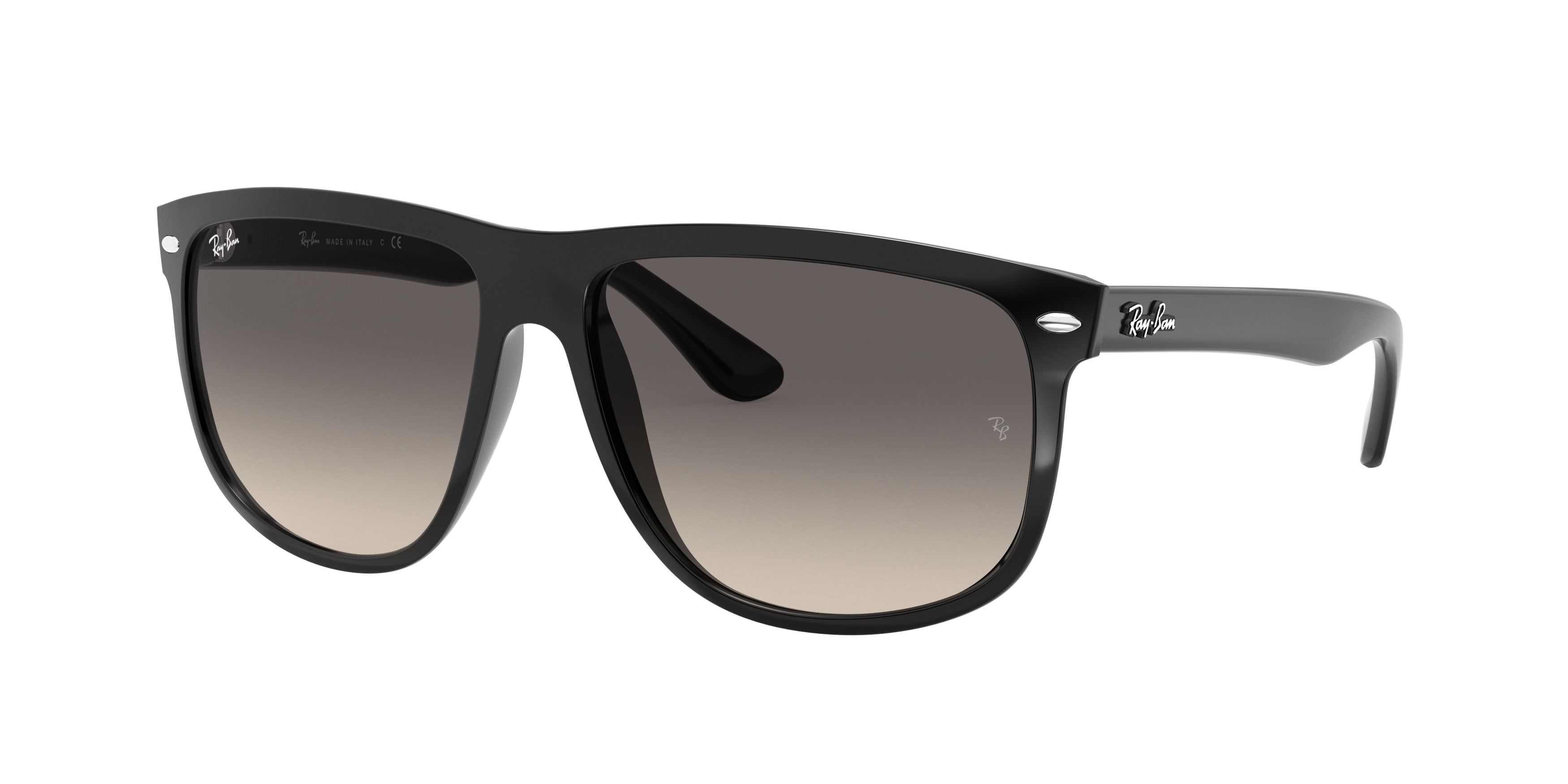 Ray-Ban BOYFRIEND RB4147 Square Sunglasses  601/32-Black 60-145-15 - Color Map Black