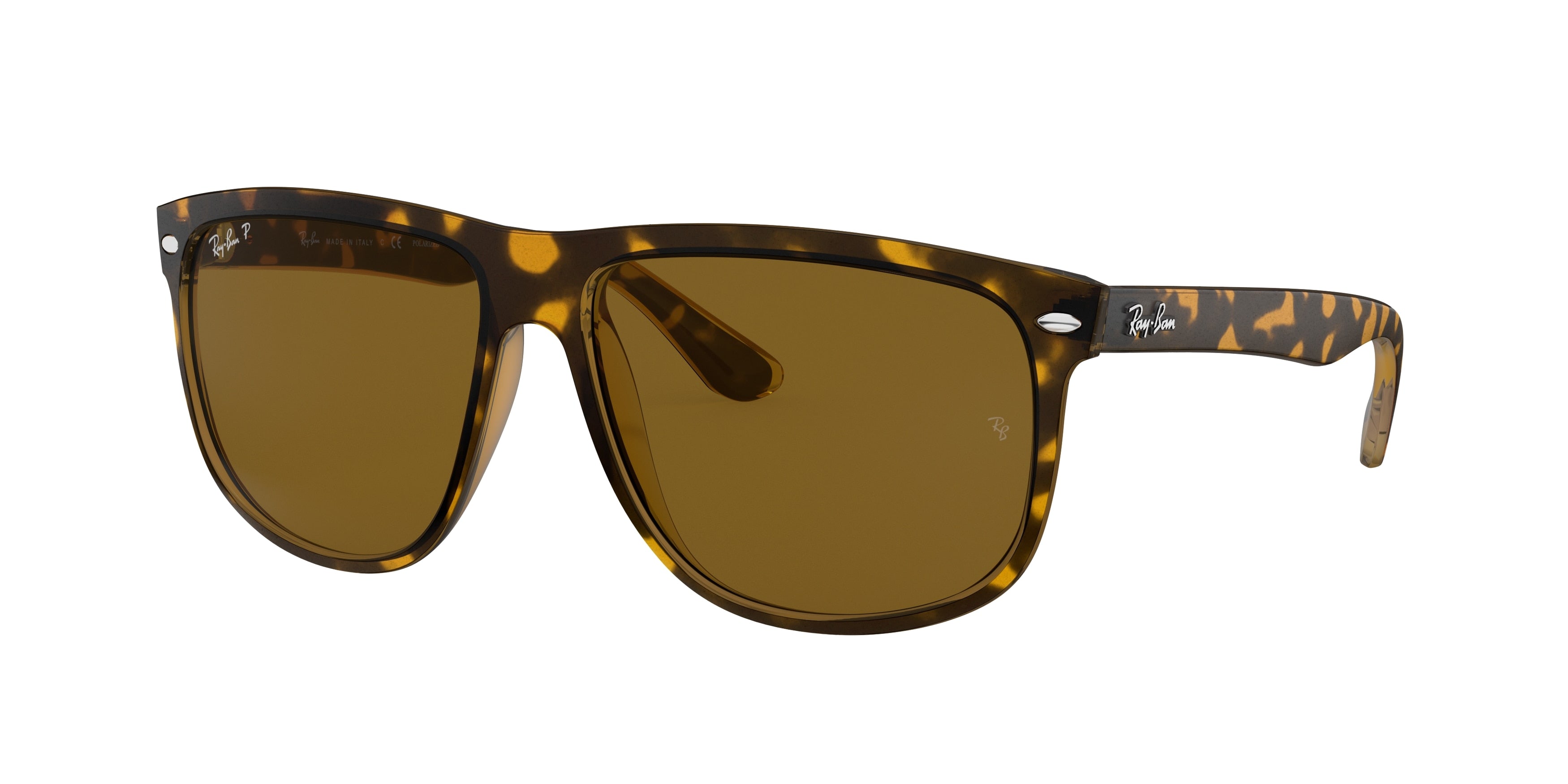 Ray-Ban BOYFRIEND RB4147 Square Sunglasses  710/57-Light Havana 60-145-15 - Color Map Tortoise