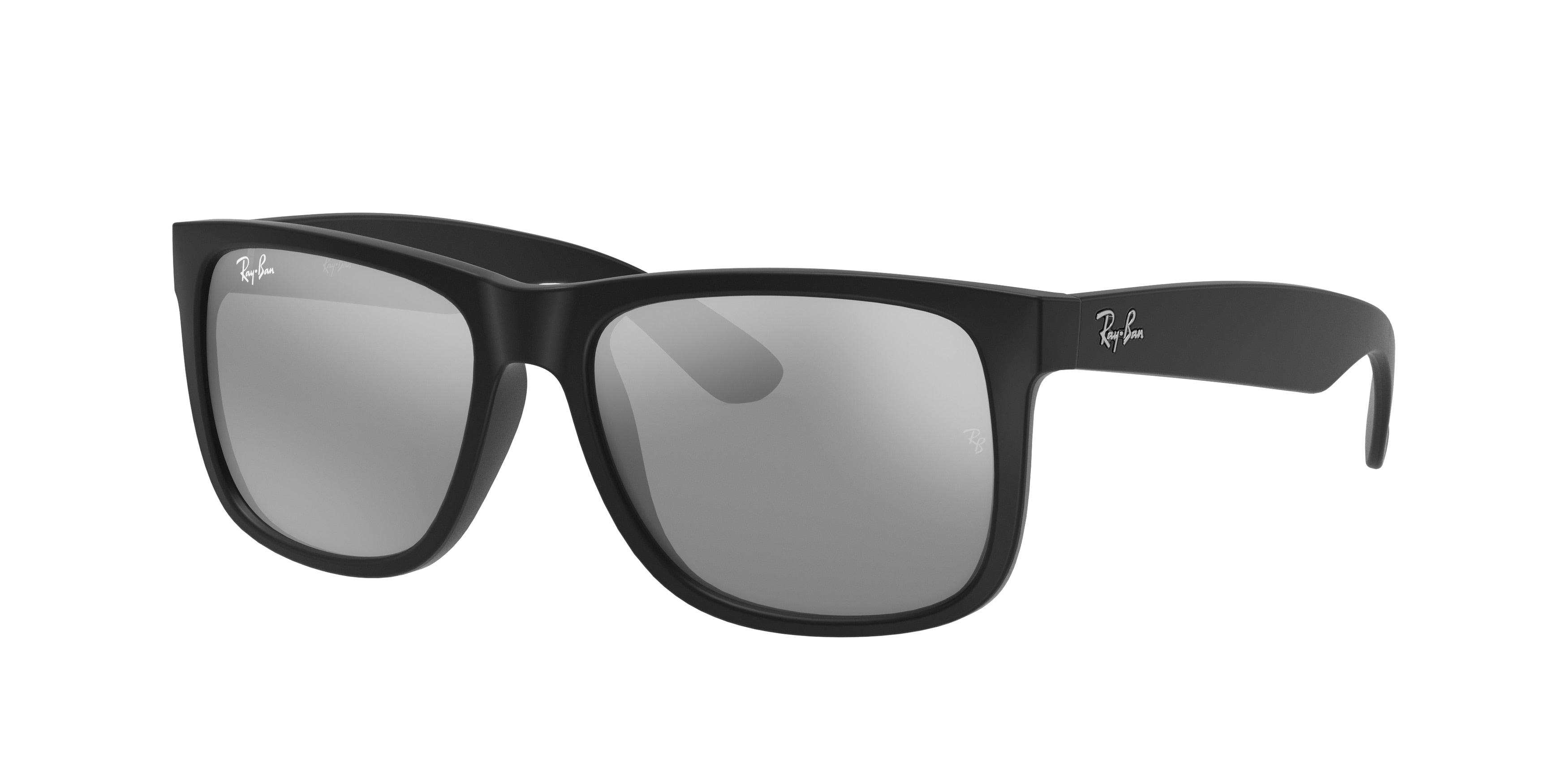 Ray-Ban JUSTIN RB4165F Square Sunglasses  622/6G-Black 58-140-17 - Color Map Black