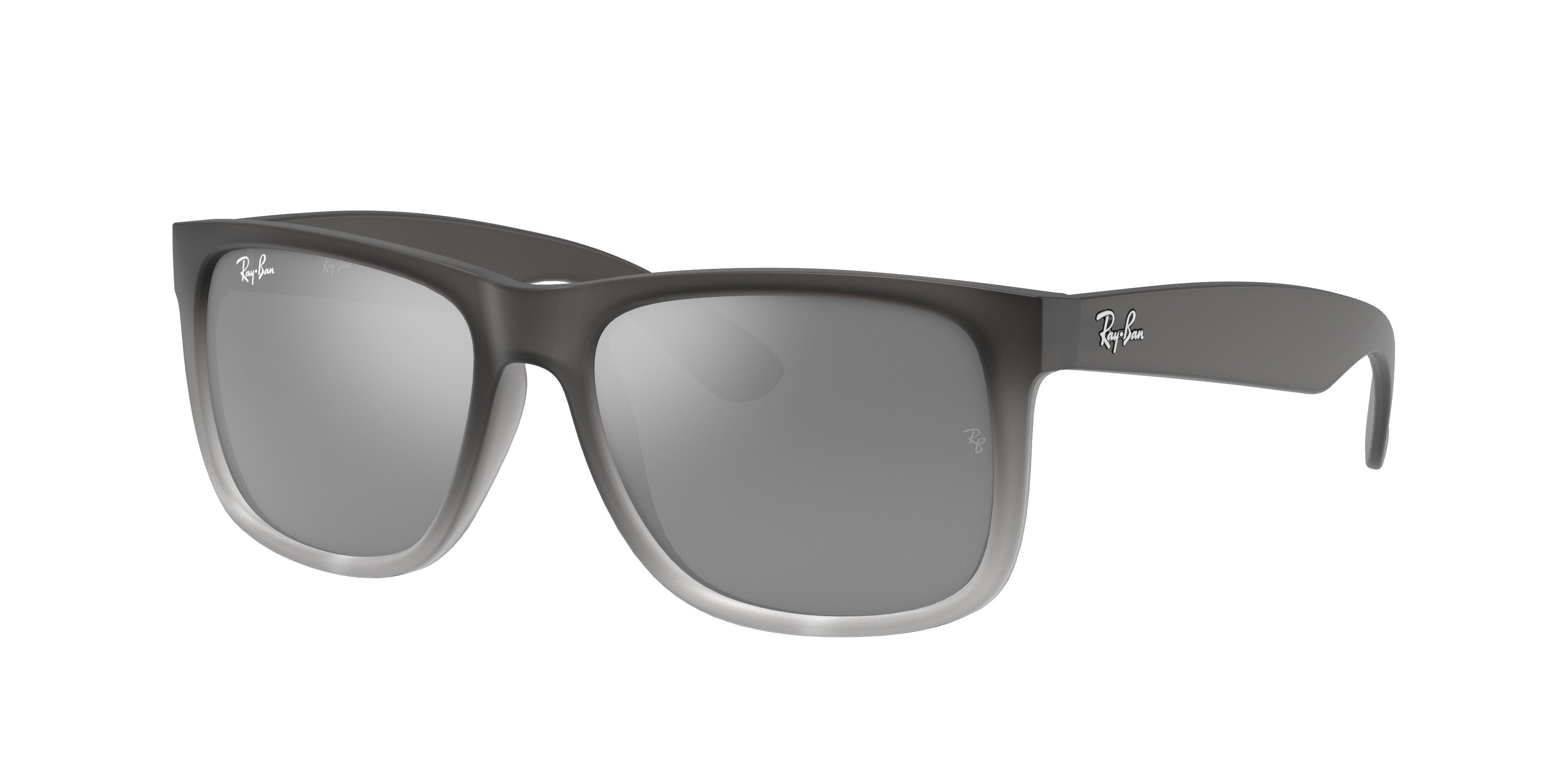 Ray-Ban JUSTIN RB4165 Square Sunglasses  852/88-Grey 53-145-16 - Color Map Grey