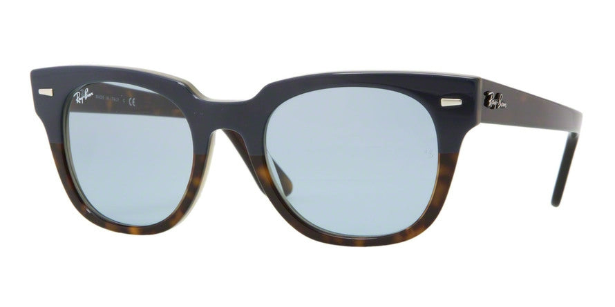Ray-Ban RB4168 Square Sunglasses  107762-BLUE ON HAVANA 50-20-145 - Color Map blue