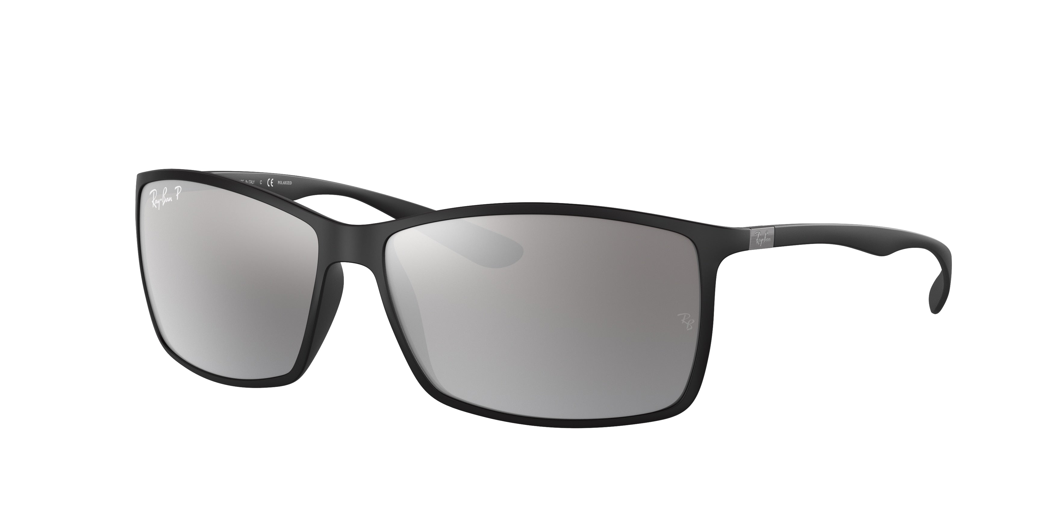 Ray-Ban LITEFORCE RB4179 Square Sunglasses  601S82-Black 60-140-13 - Color Map Black
