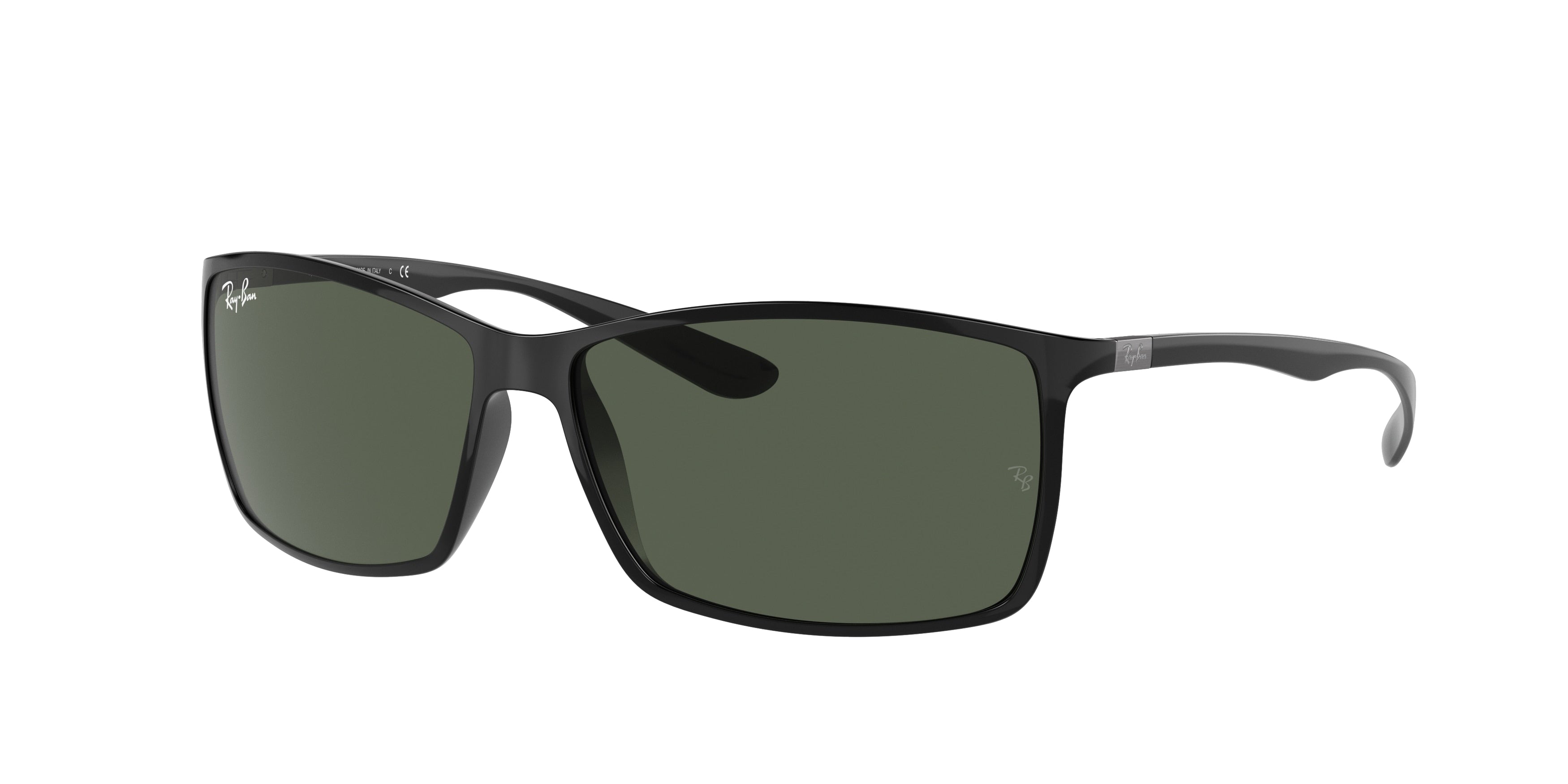 Ray-Ban LITEFORCE RB4179 Square Sunglasses  601/71-Black 60-140-13 - Color Map Black