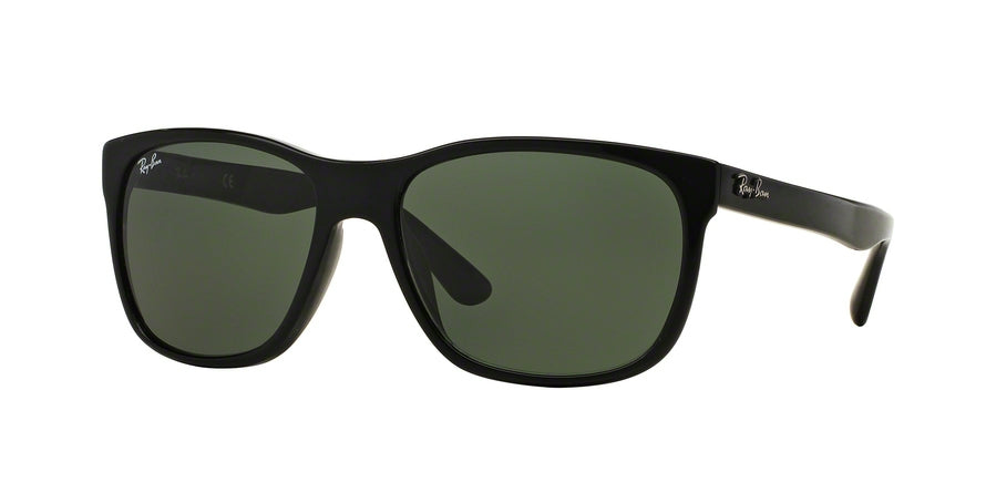 Ray-Ban RB4181F Square Sunglasses  901-BLACK 57-16-145 - Color Map black