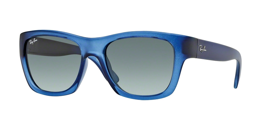 Ray-Ban RB4194 Square Sunglasses  603171-BLUE DEMI GLOSS 53-17-140 - Color Map blue