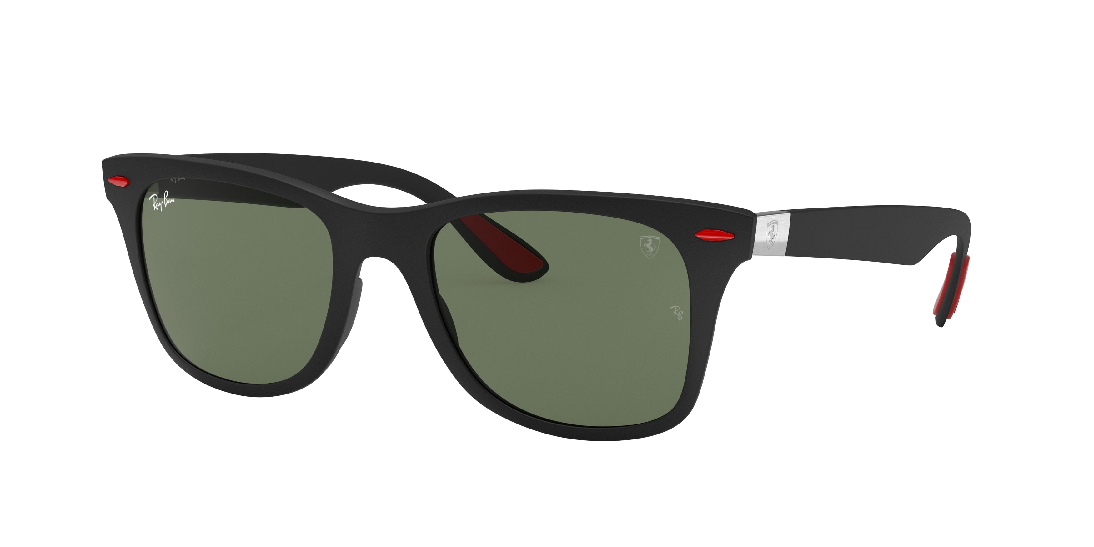 Ray-Ban FERRARI RB4195MF Square Sunglasses  F60271-Black 52-150-20 - Color Map Black