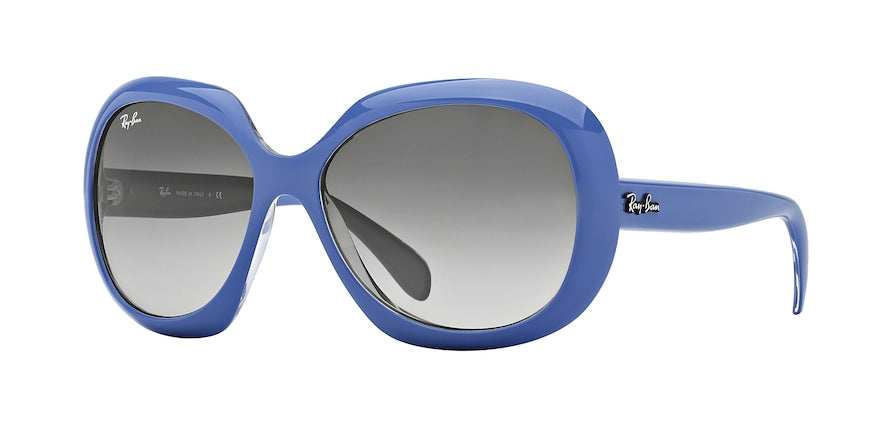 Ray-Ban RB4208 Butterfly Sunglasses  61038G-TOP WISTERIA ON TRANSPARENT 55-14-135 - Color Map violet