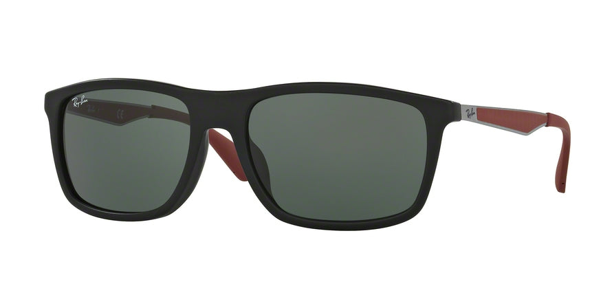 Ray-Ban RB4228F Rectangle Sunglasses  622871-MATTE BLACK 58-18-140 - Color Map black