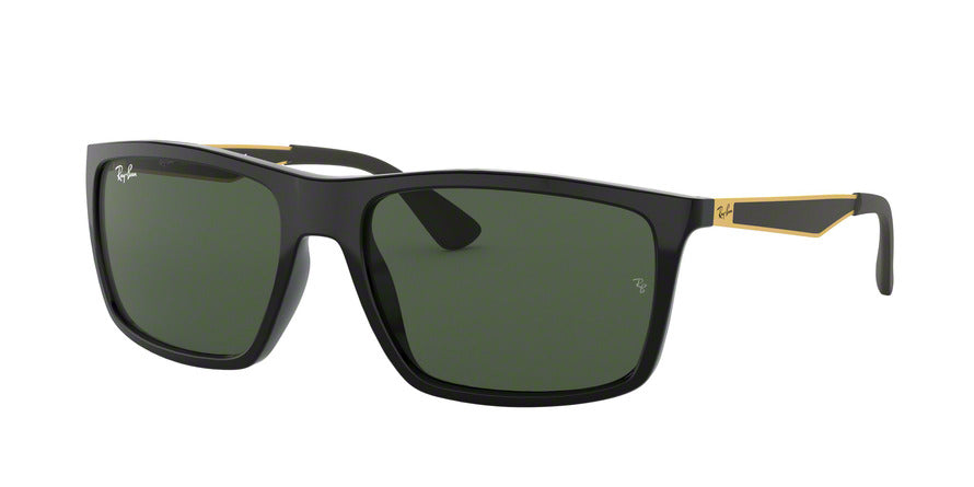 Ray-Ban RB4228 Square Sunglasses  622771-SHINY BLACK 58-18-140 - Color Map black
